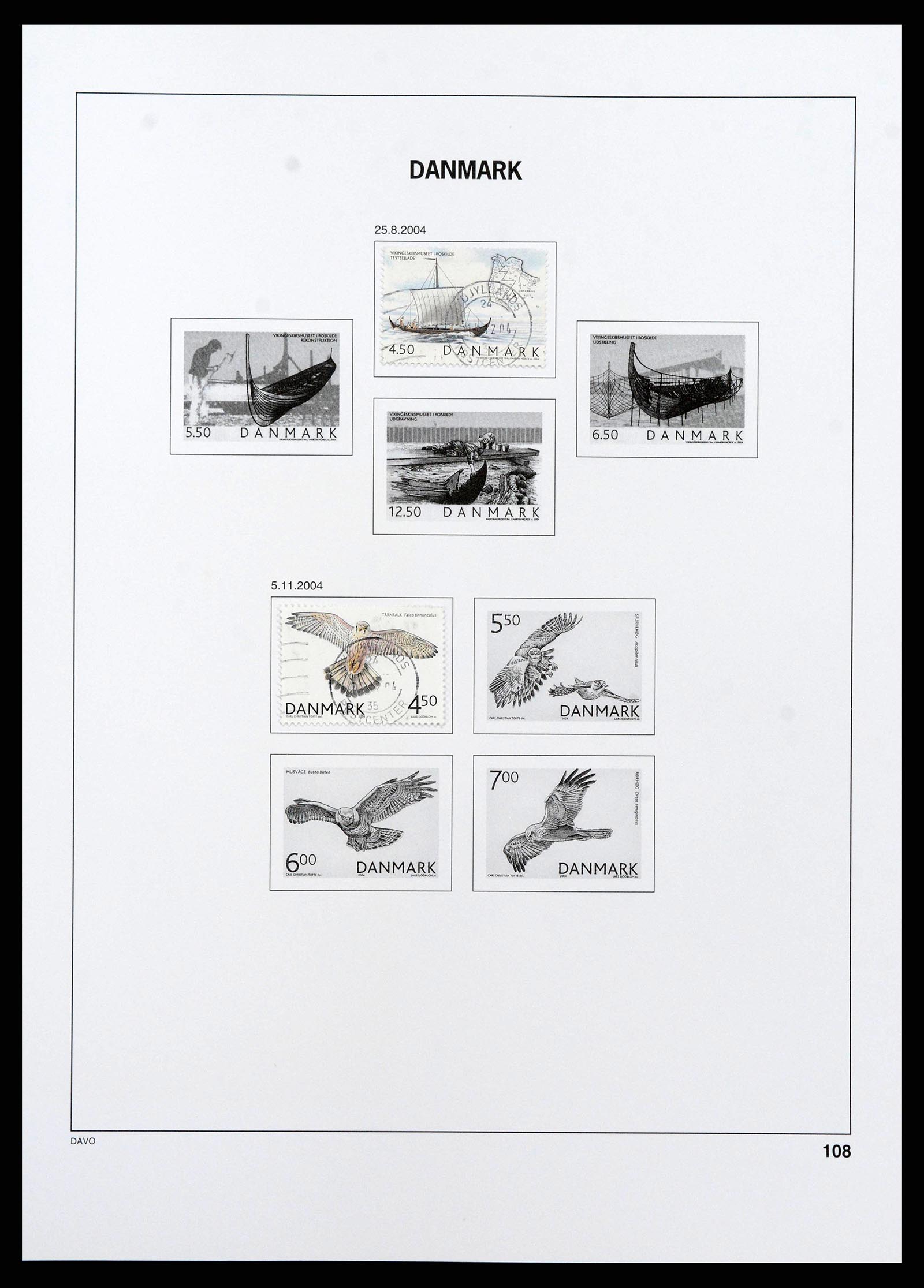 38719 0111 - Postzegelverzameling 38719 Denemarken 1851-2002.