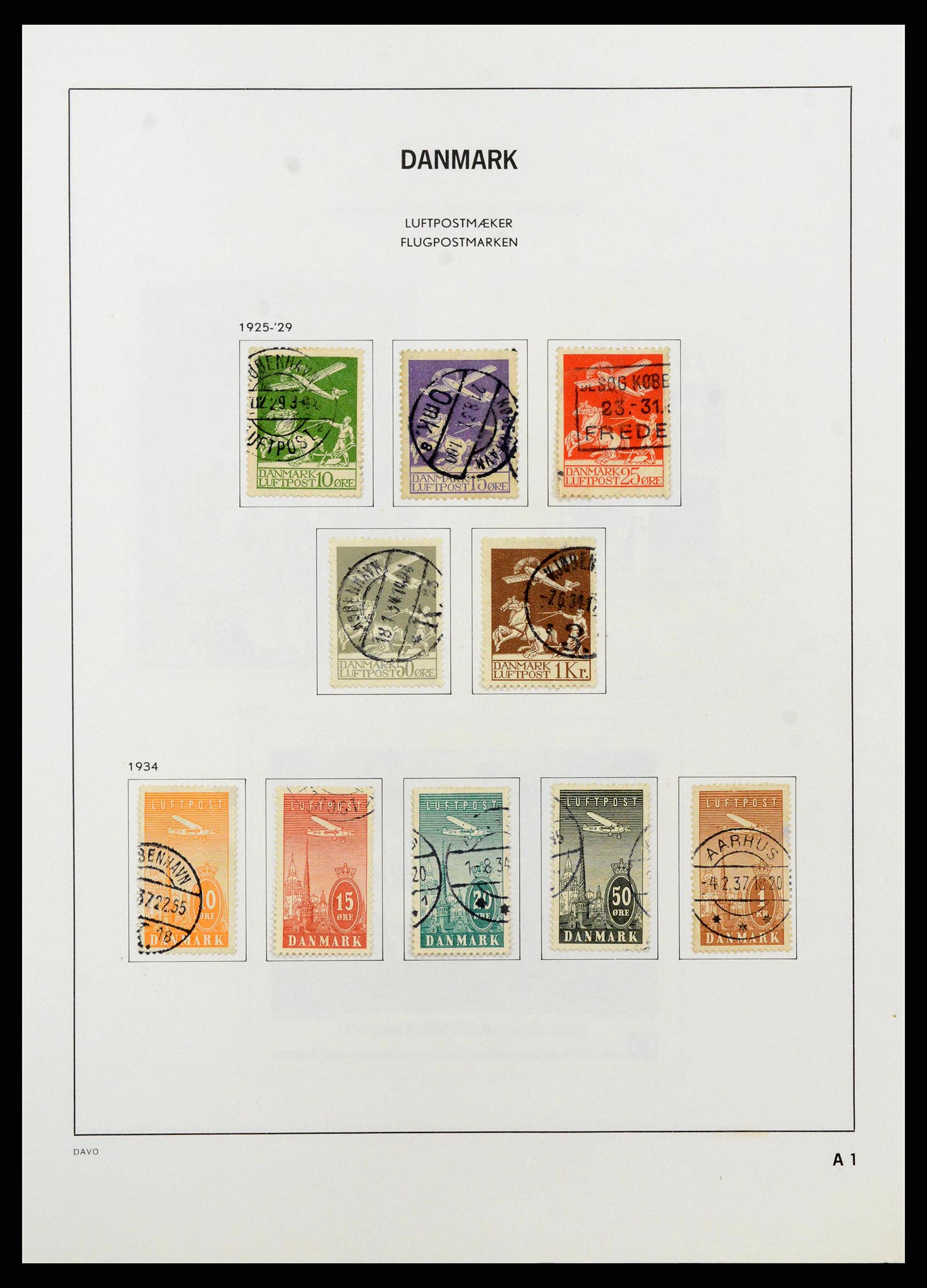 38719 0112 - Postzegelverzameling 38719 Denemarken 1851-2002.