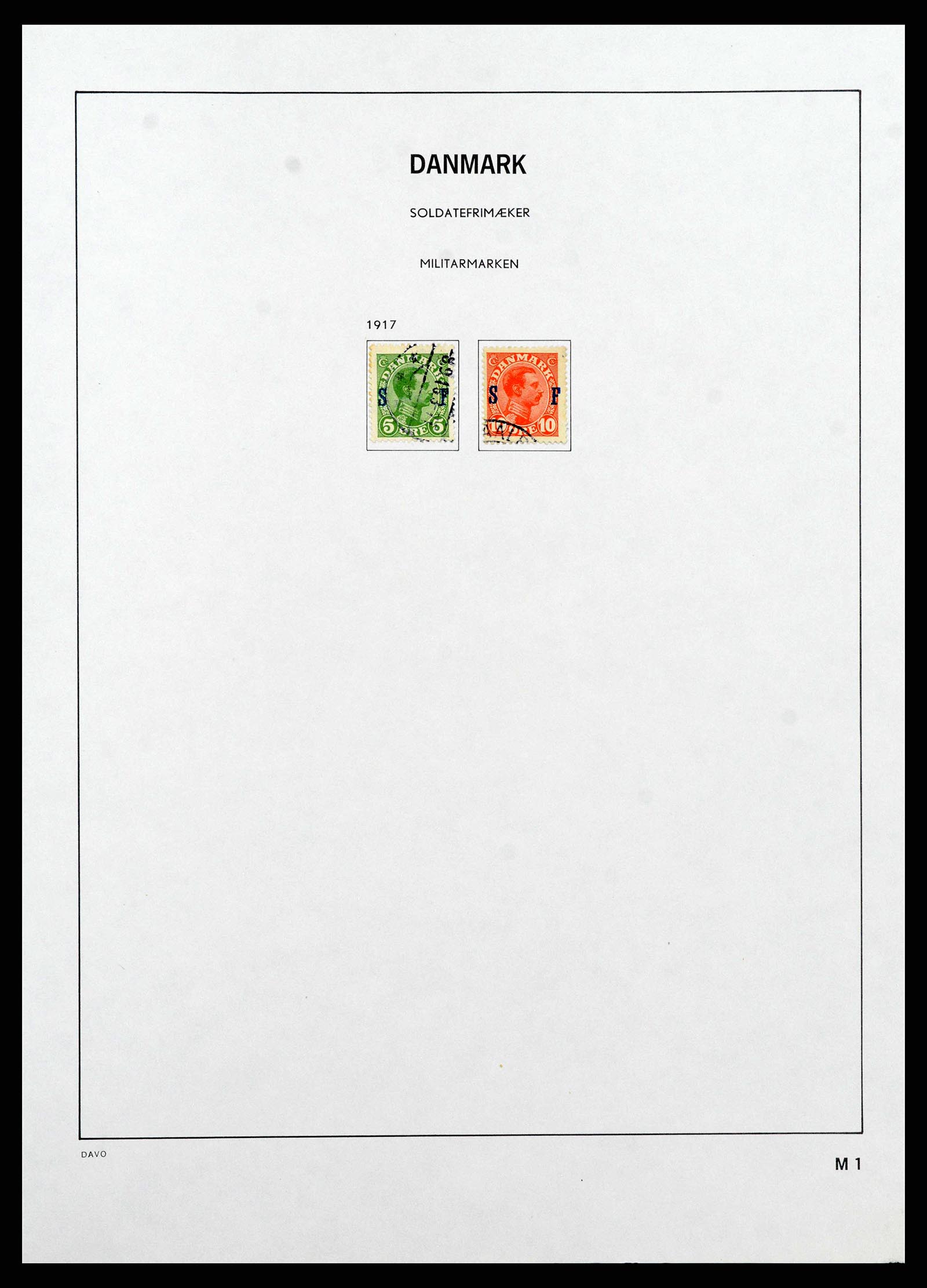 38719 0115 - Postzegelverzameling 38719 Denemarken 1851-2002.