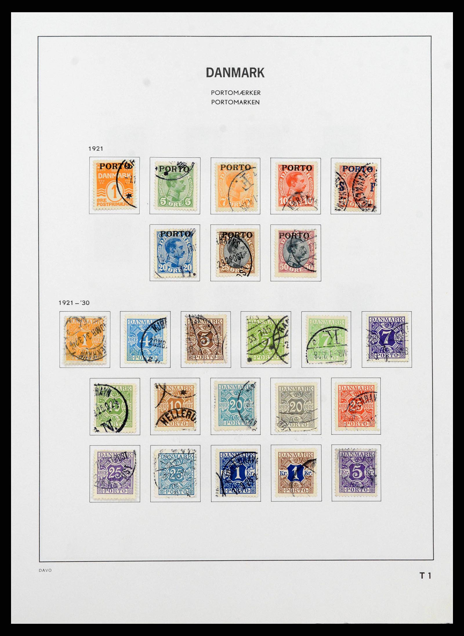38719 0117 - Postzegelverzameling 38719 Denemarken 1851-2002.