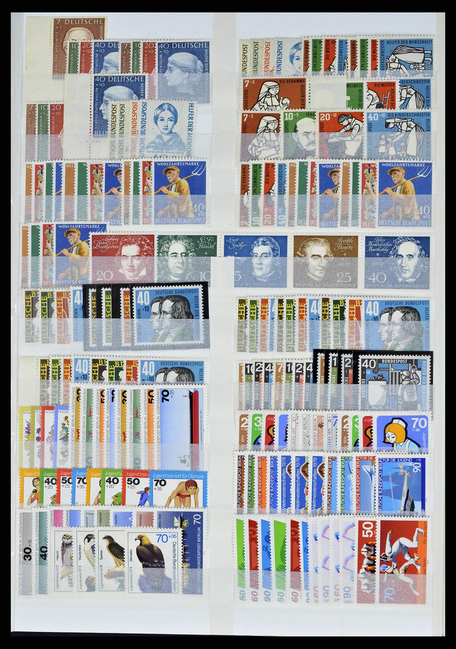38720 0017 - Postzegelverzameling 38720 Europese landen.