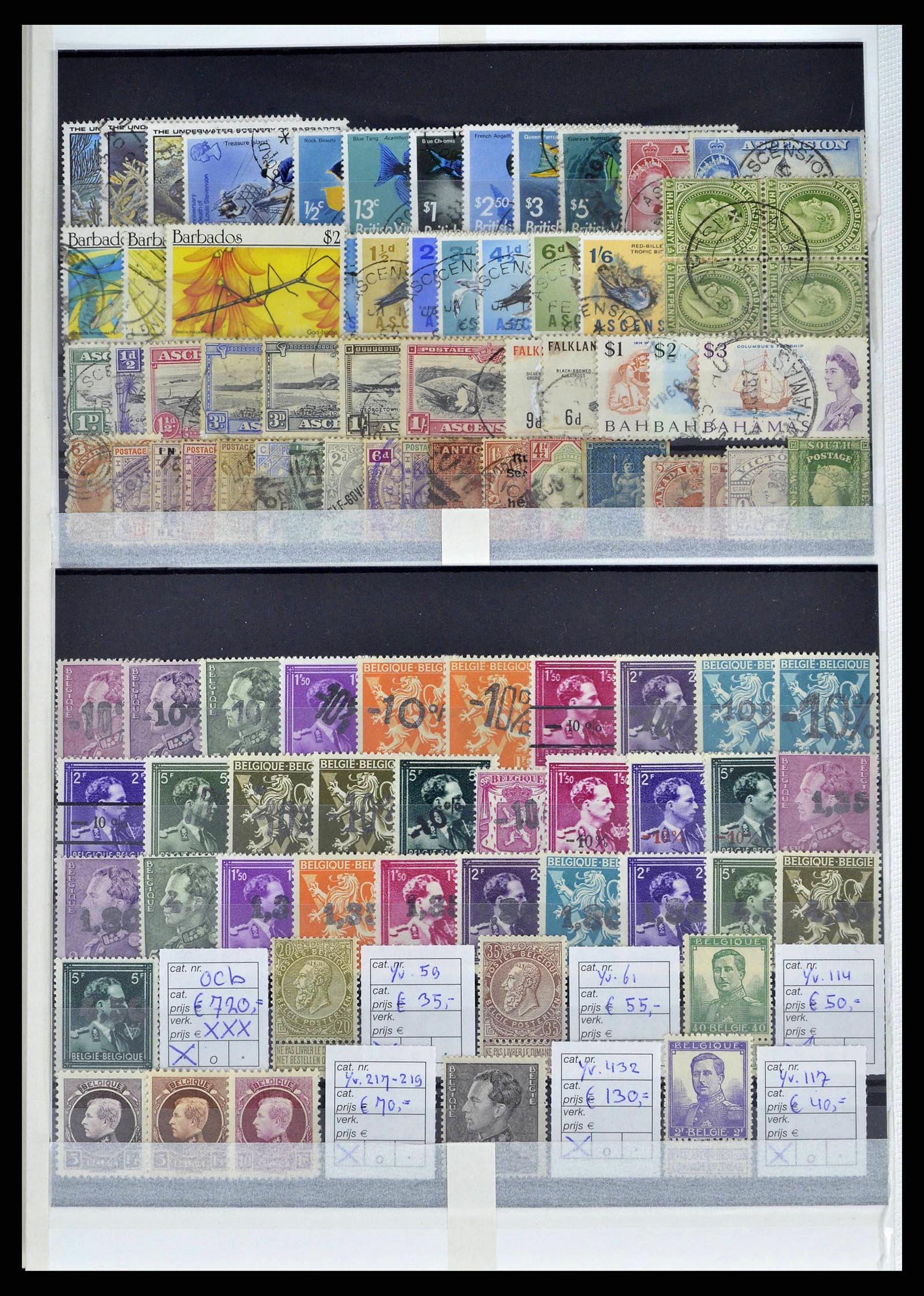 38720 0028 - Stamp collection 38720 European countries.
