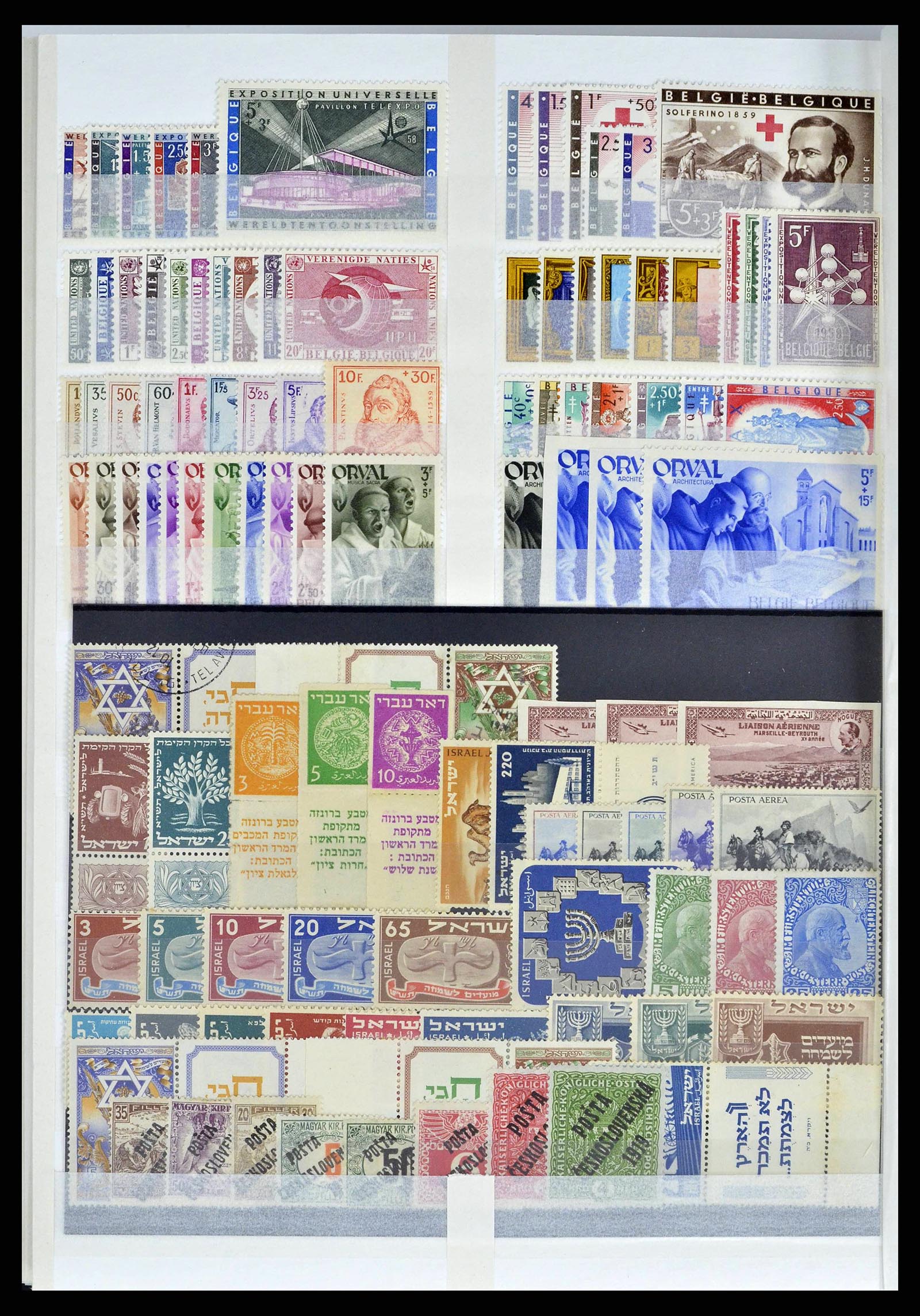 38720 0056 - Postzegelverzameling 38720 Europese landen.