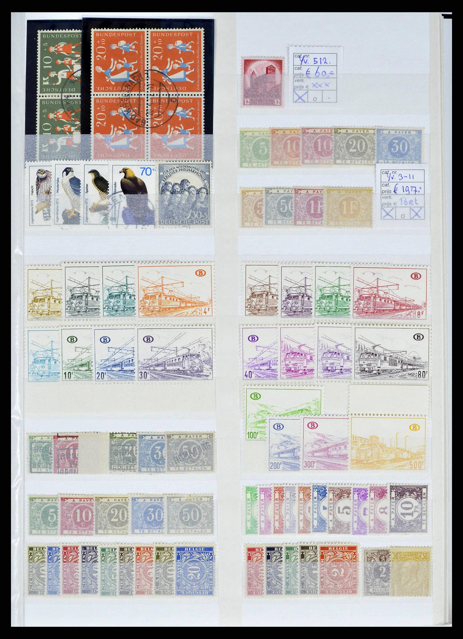 38720 0059 - Postzegelverzameling 38720 Europese landen.