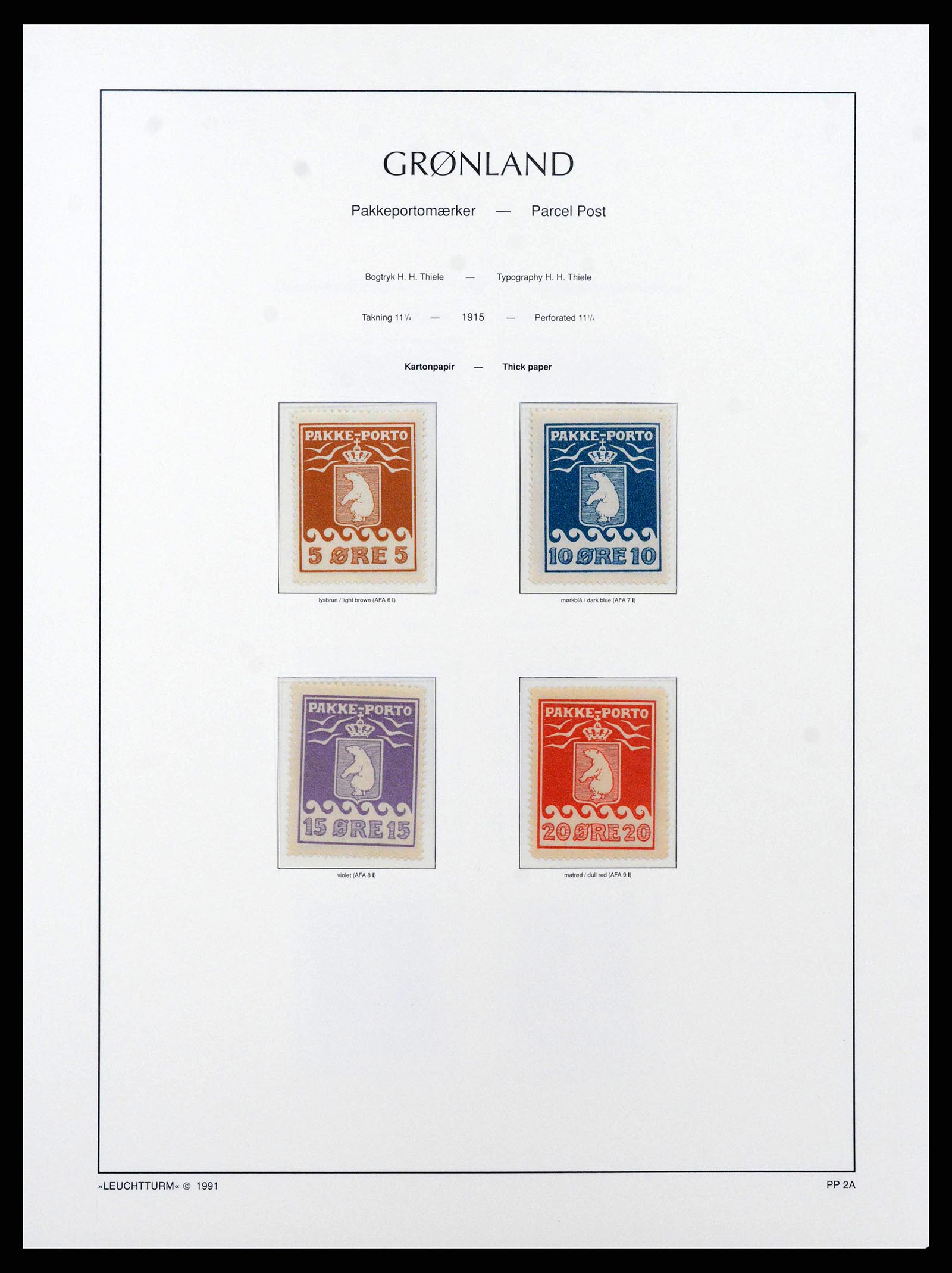 38721 0002 - Stamp collection 38721 Greenland 1915-1964.