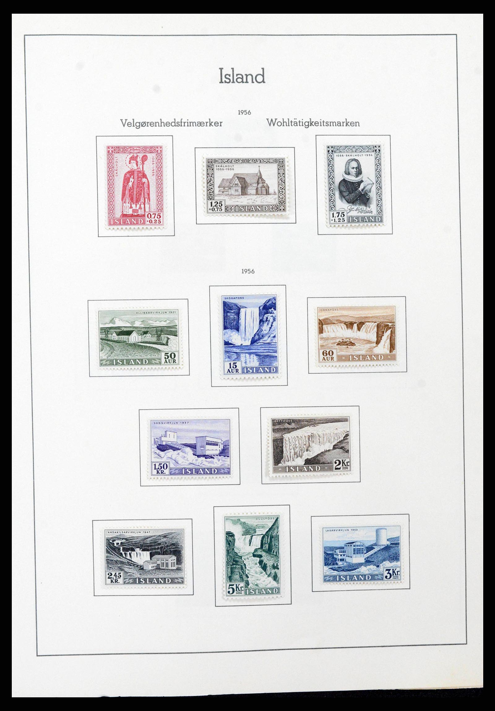 38722 0022 - Stamp collection 38722 Iceland 1873-1989.