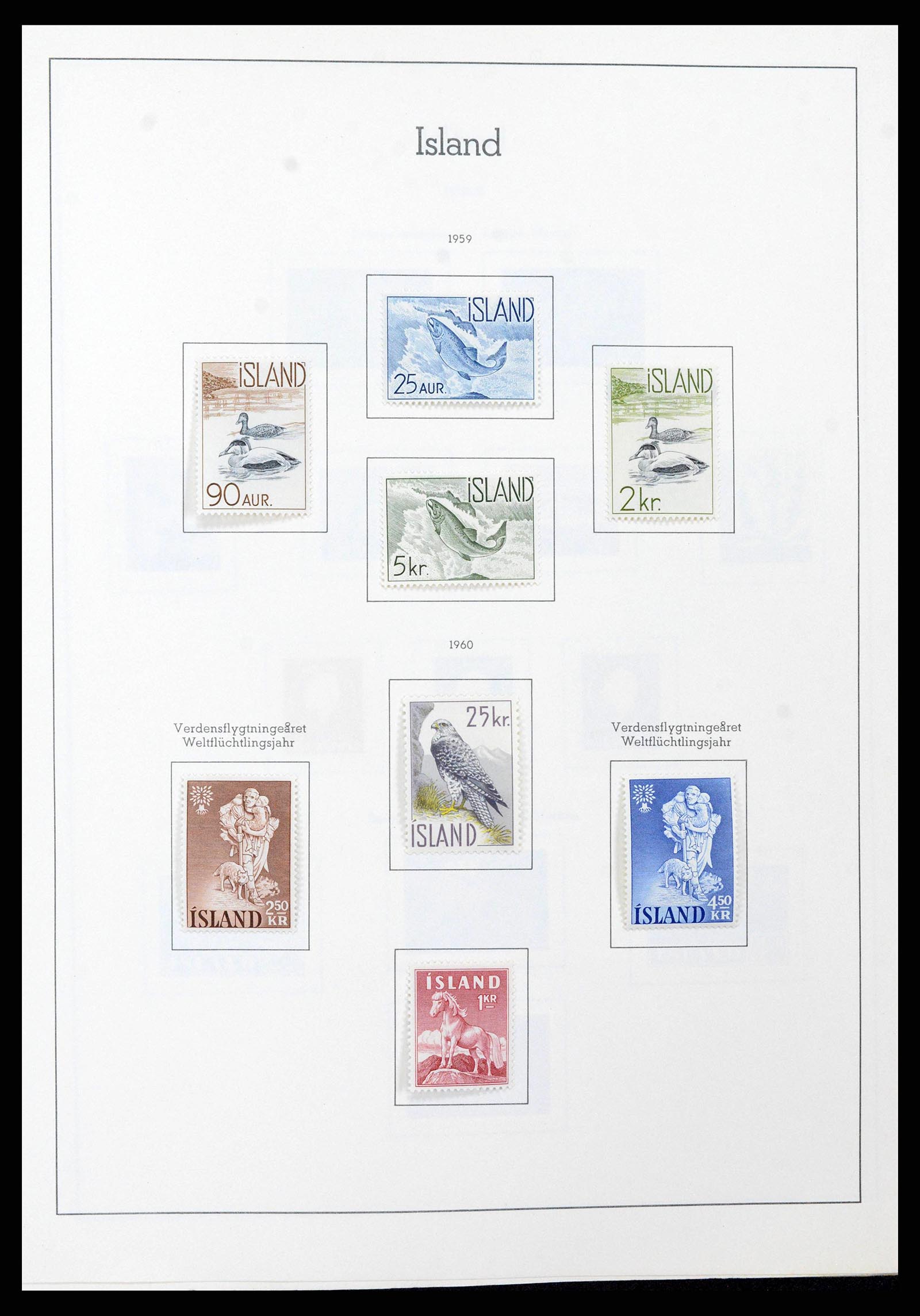 38722 0025 - Postzegelverzameling 38722 IJsland 1873-1989.