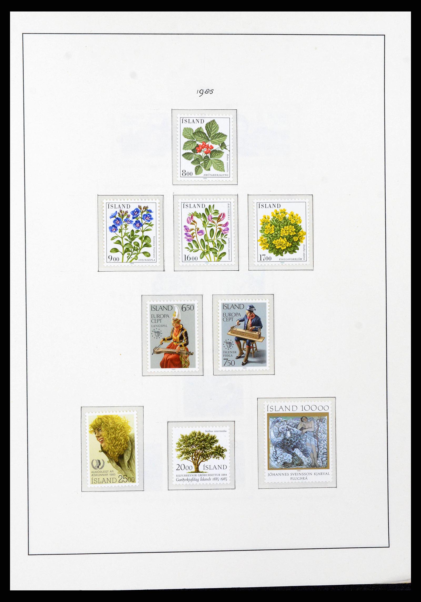 38722 0055 - Postzegelverzameling 38722 IJsland 1873-1989.