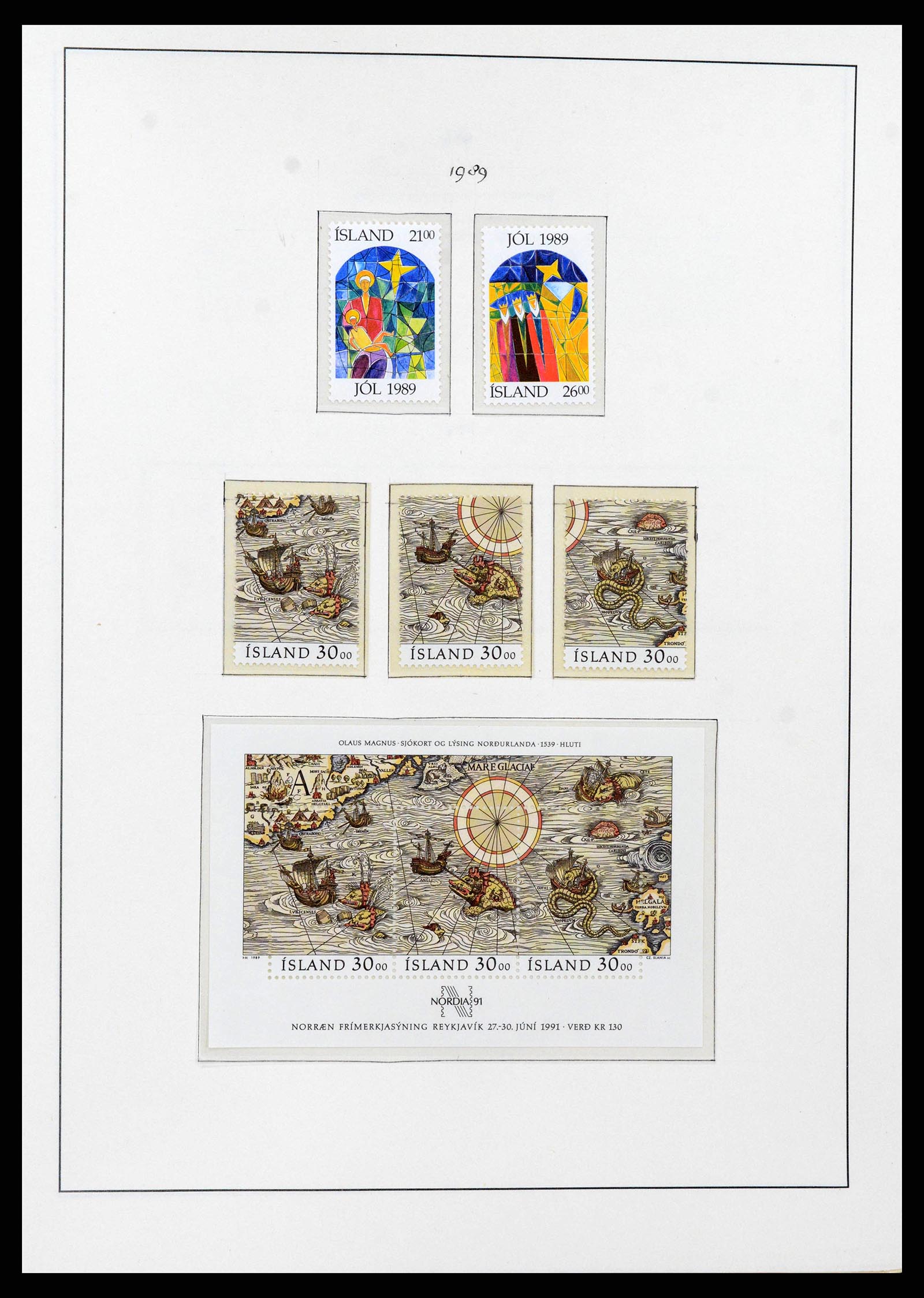38722 0064 - Postzegelverzameling 38722 IJsland 1873-1989.