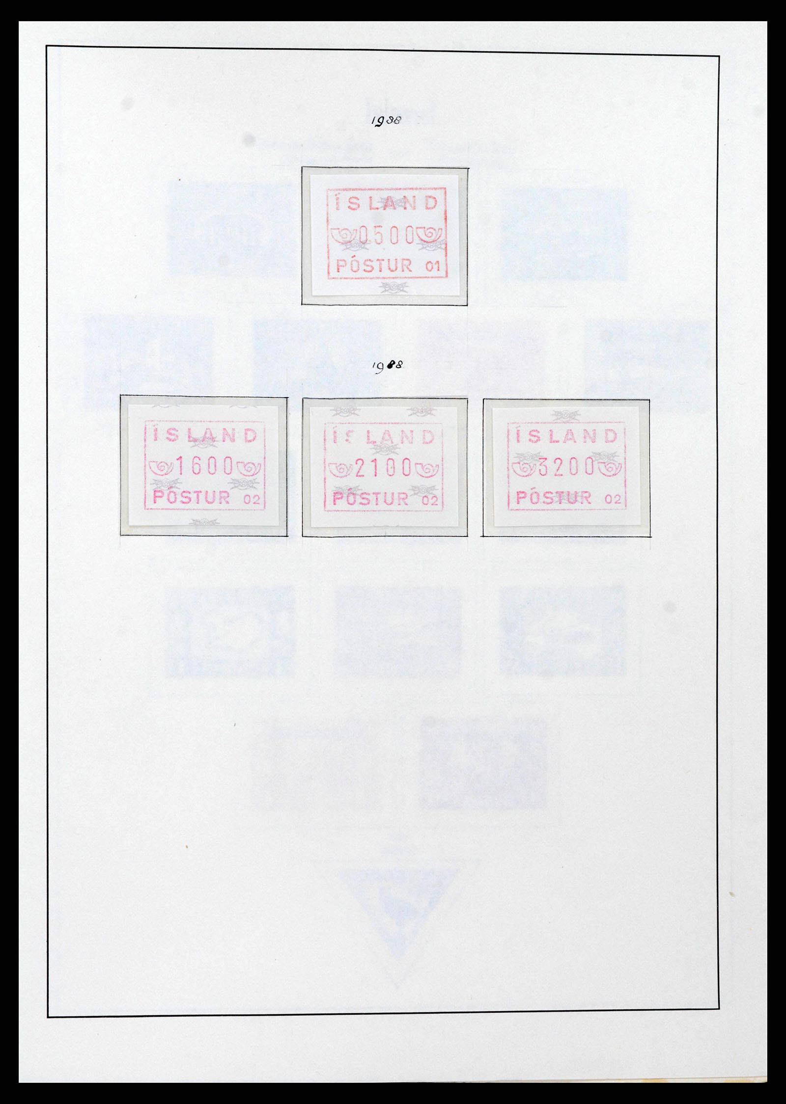 38722 0065 - Postzegelverzameling 38722 IJsland 1873-1989.