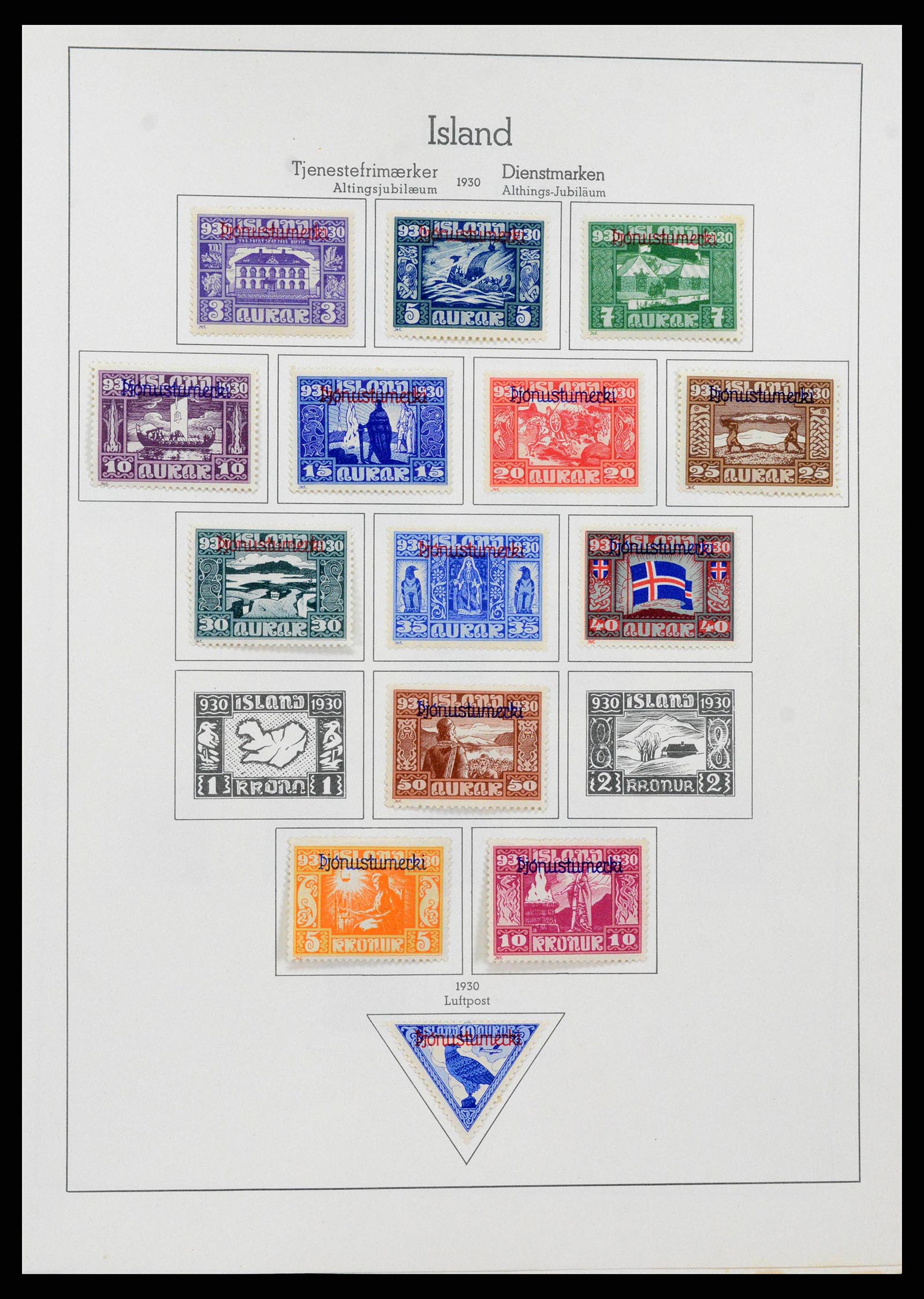 38722 0066 - Postzegelverzameling 38722 IJsland 1873-1989.