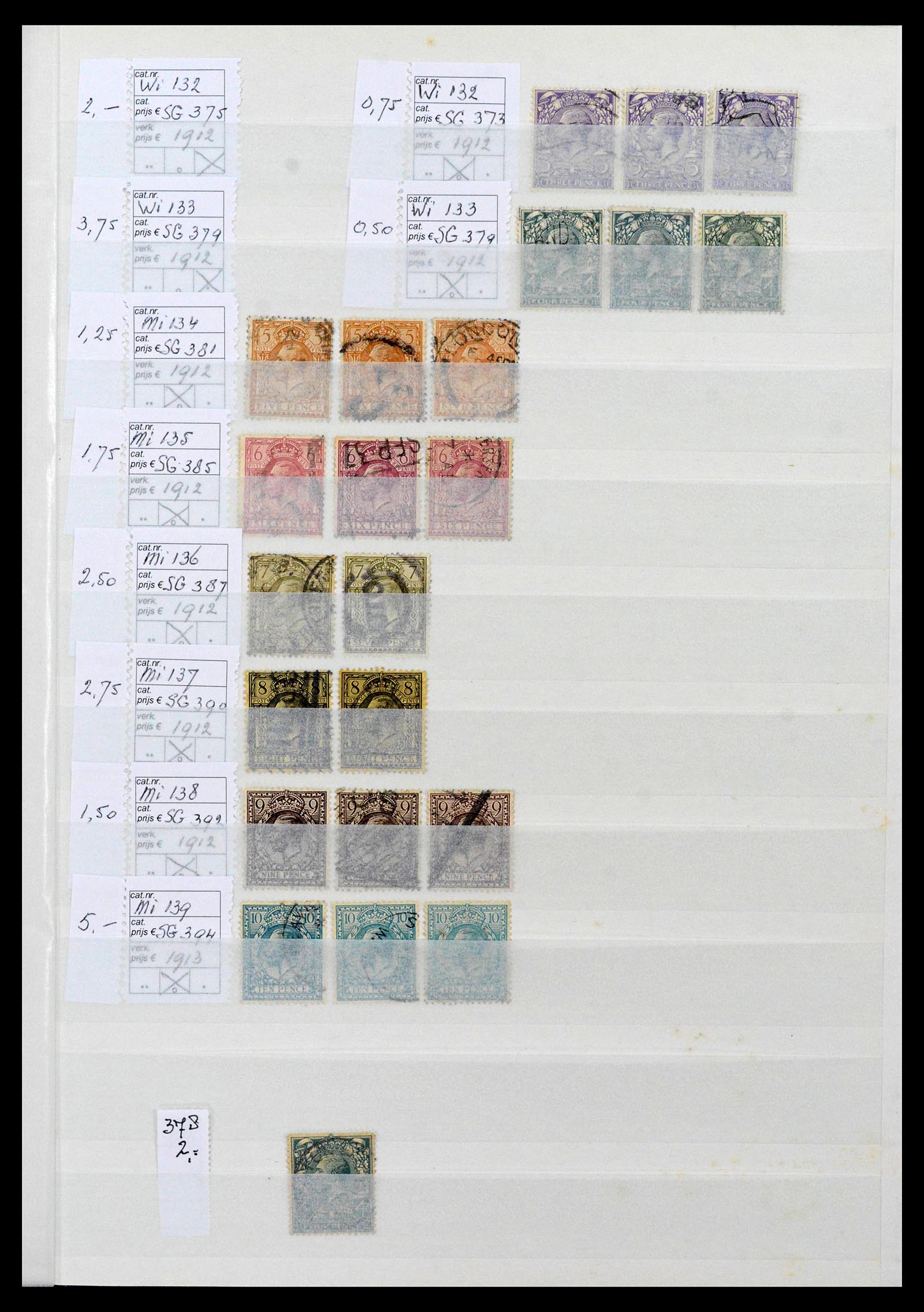 38724 0017 - Postzegelverzameling 38724 Engeland 1840-1970.