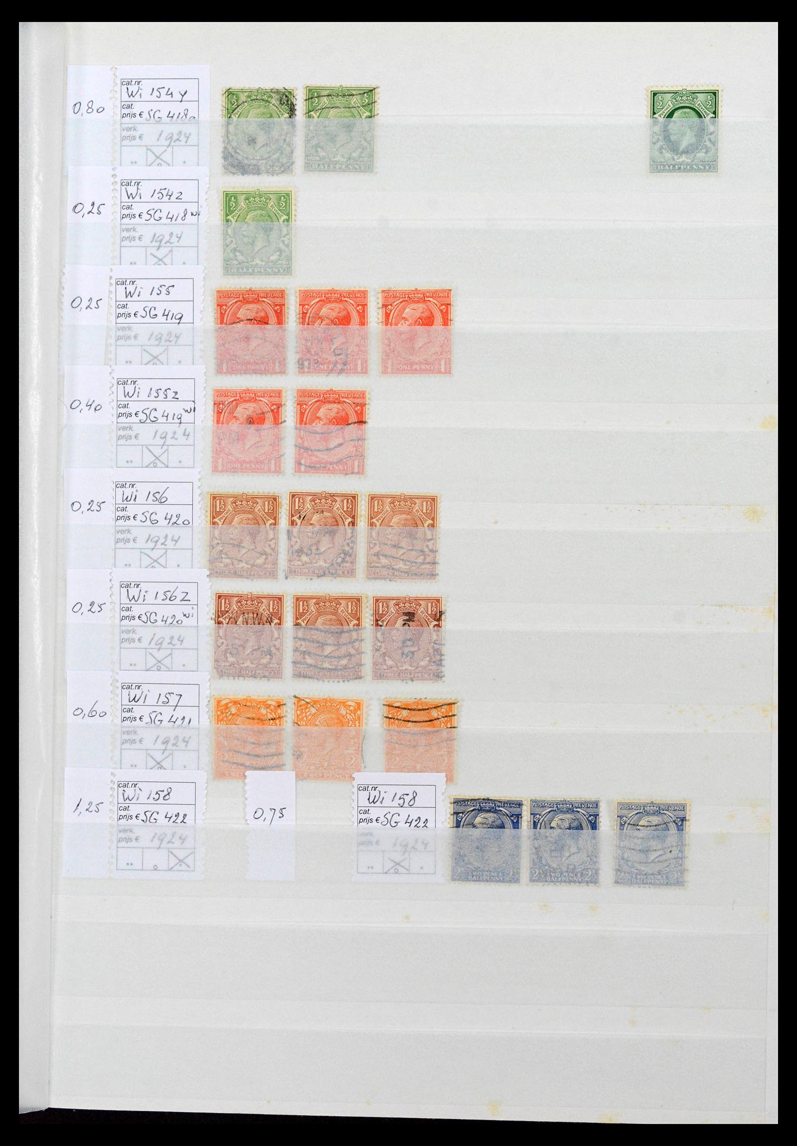 38724 0019 - Postzegelverzameling 38724 Engeland 1840-1970.