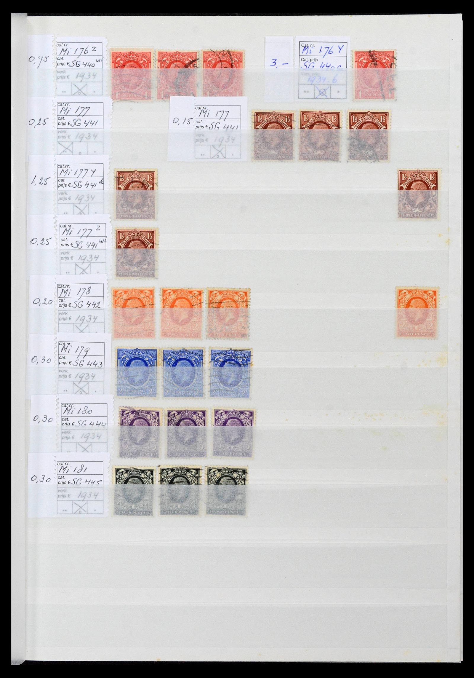 38724 0023 - Stamp collection 38724 Great Britain 1840-1970.