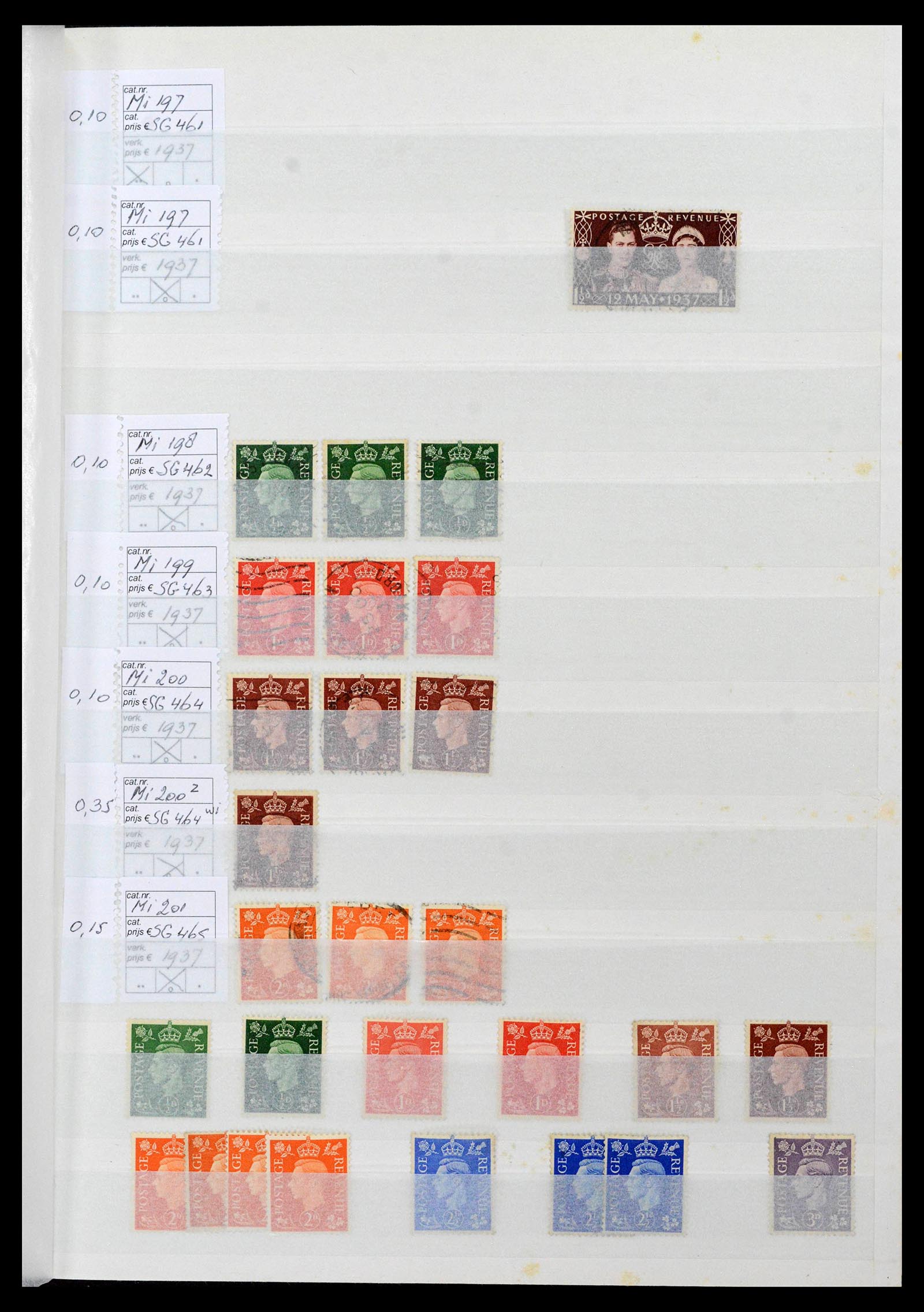 38724 0027 - Postzegelverzameling 38724 Engeland 1840-1970.