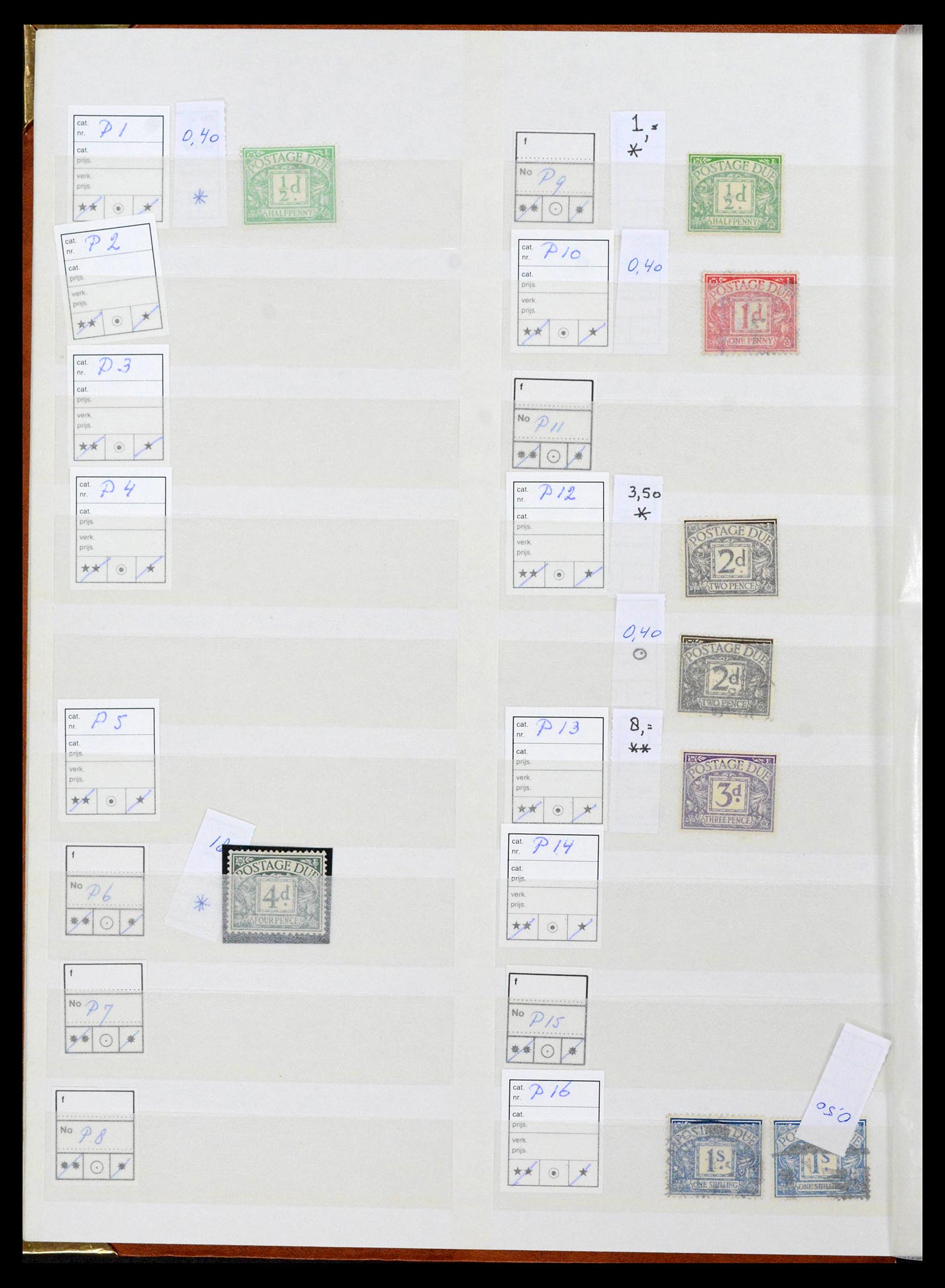 38724 0069 - Postzegelverzameling 38724 Engeland 1840-1970.