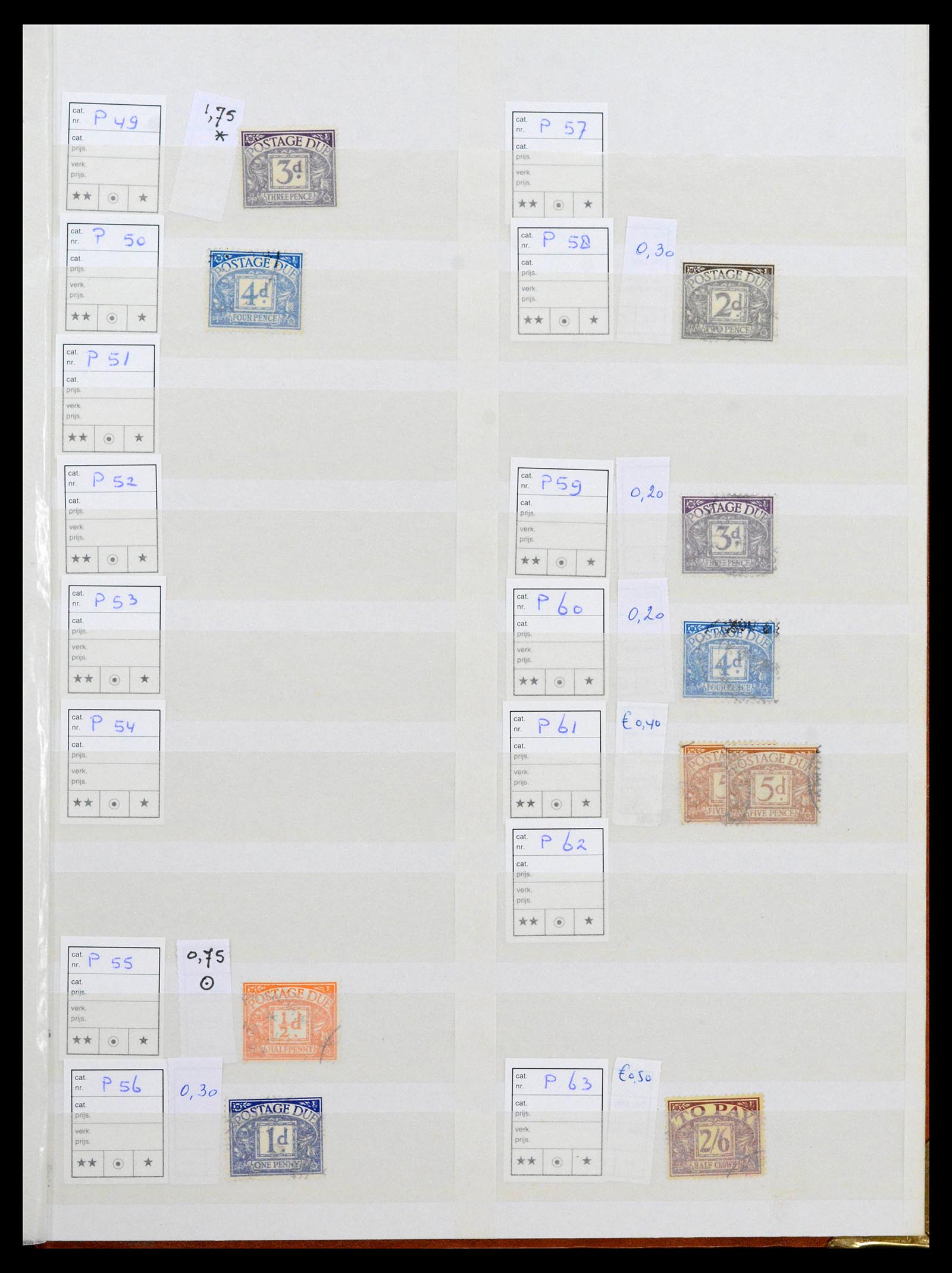 38724 0072 - Postzegelverzameling 38724 Engeland 1840-1970.