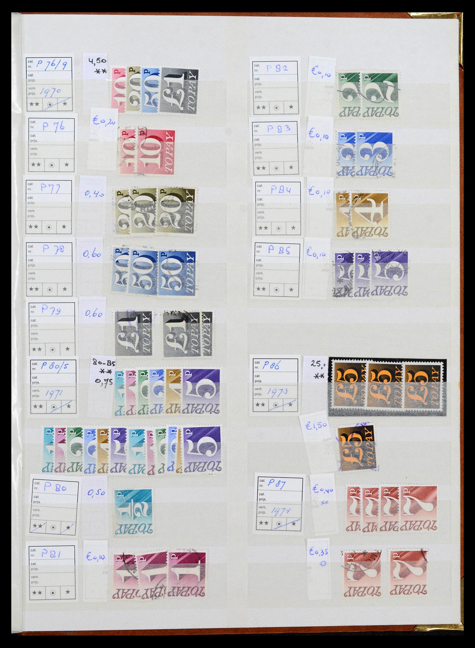 38724 0074 - Postzegelverzameling 38724 Engeland 1840-1970.