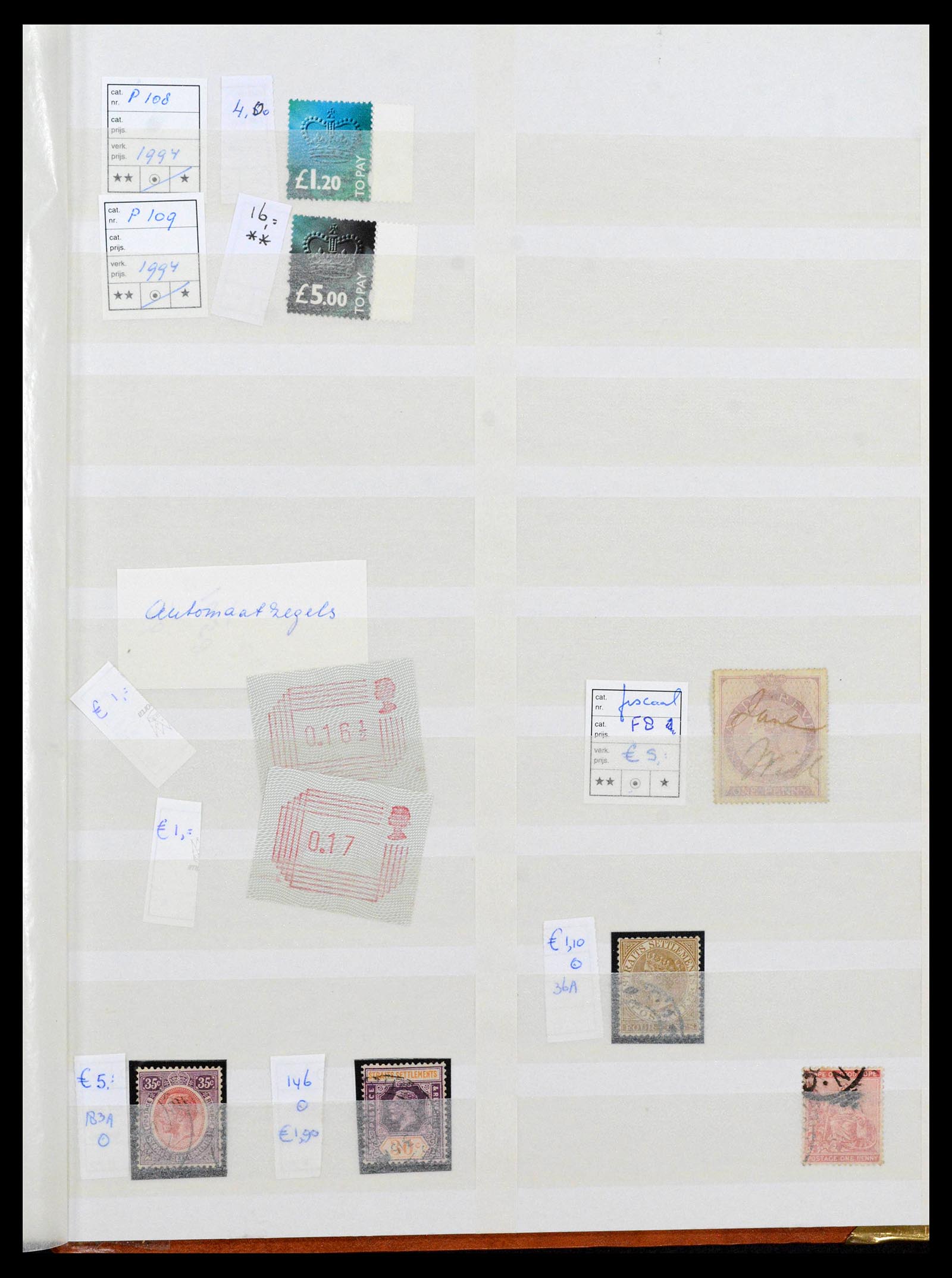 38724 0078 - Postzegelverzameling 38724 Engeland 1840-1970.