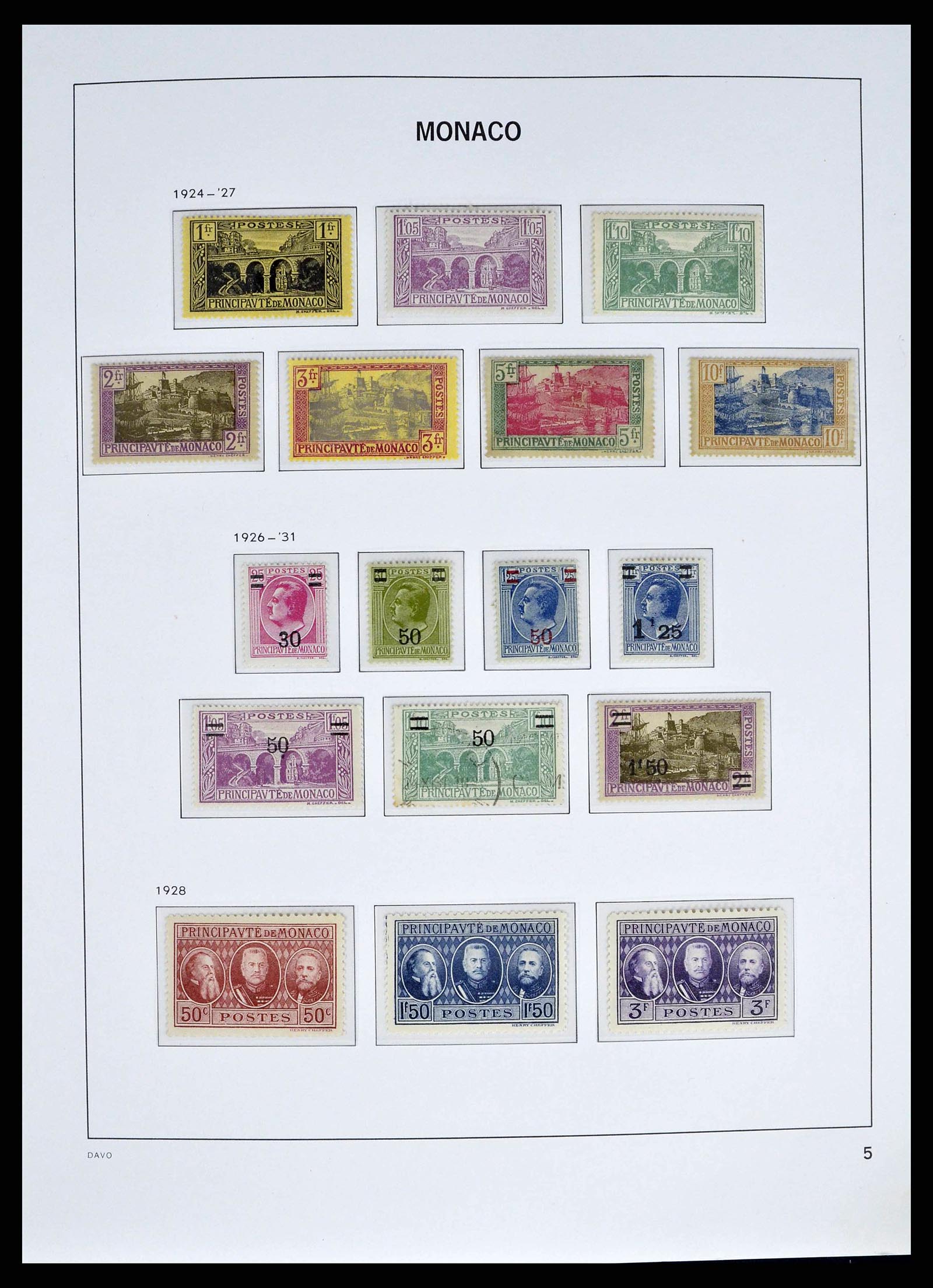 38725 0005 - Postzegelverzameling 38725 Monaco 1885-1997.