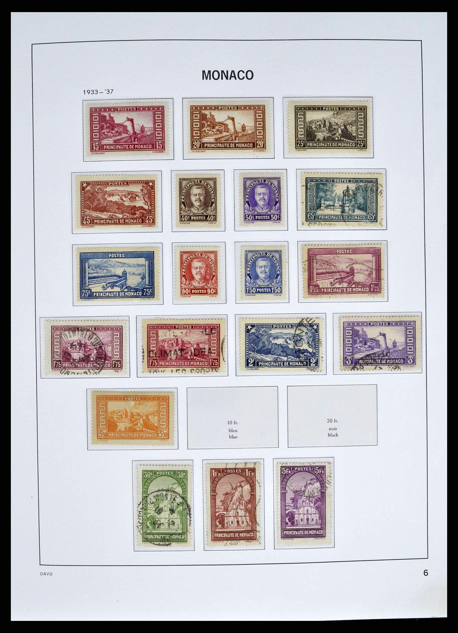 38725 0006 - Postzegelverzameling 38725 Monaco 1885-1997.