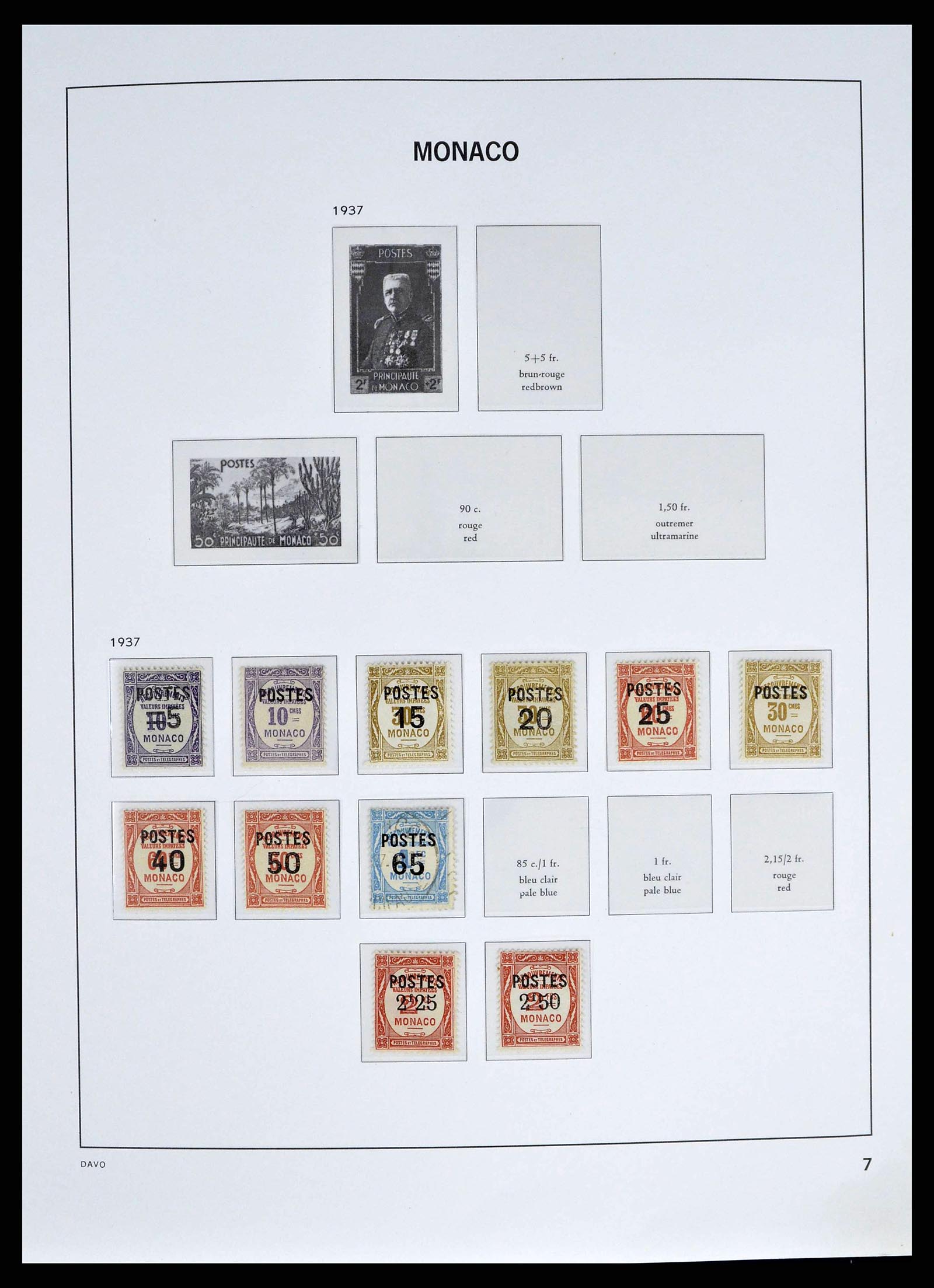 38725 0007 - Stamp collection 38725 Monaco 1885-1997.
