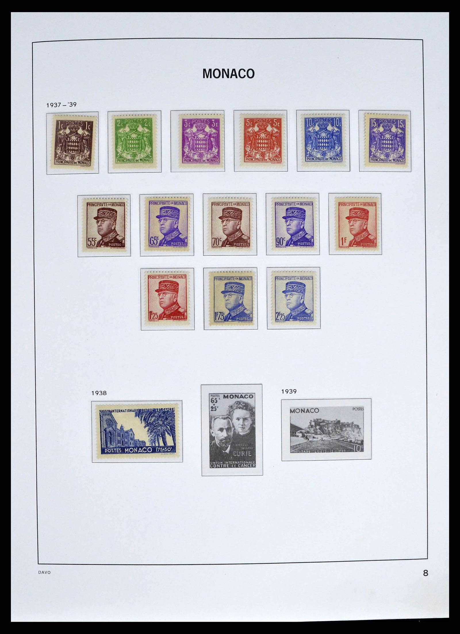 38725 0008 - Stamp collection 38725 Monaco 1885-1997.