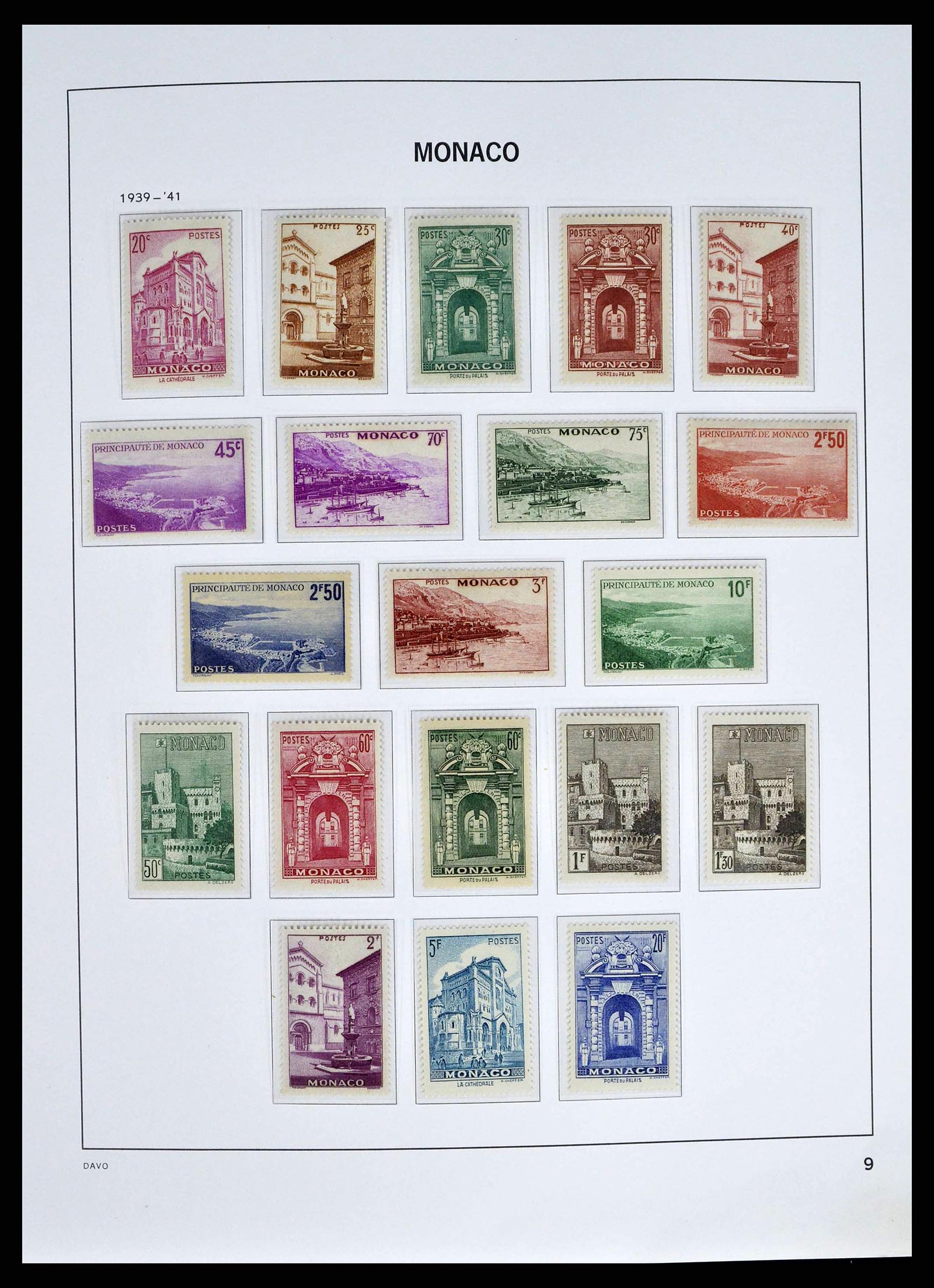 38725 0009 - Stamp collection 38725 Monaco 1885-1997.