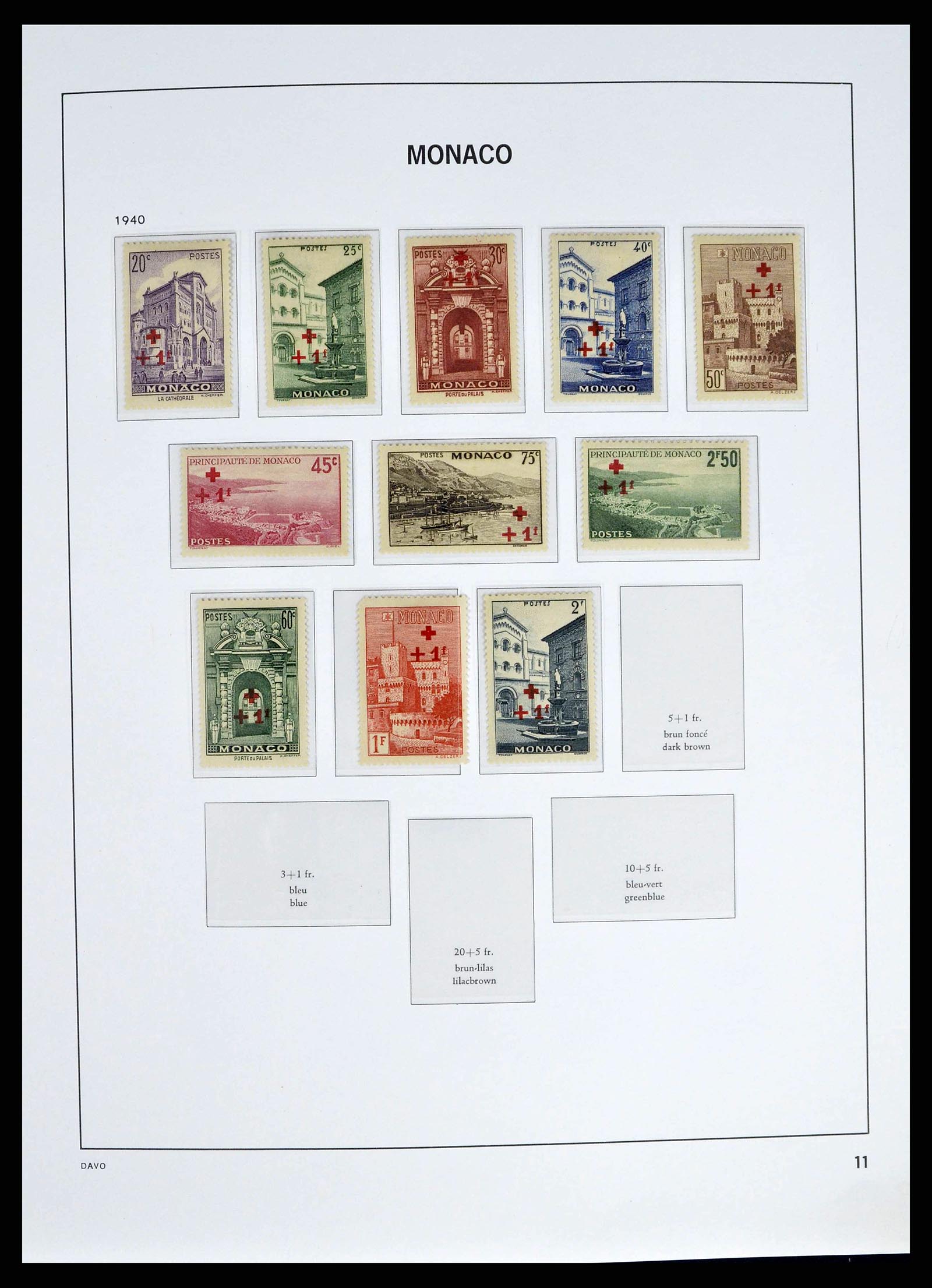 38725 0011 - Postzegelverzameling 38725 Monaco 1885-1997.