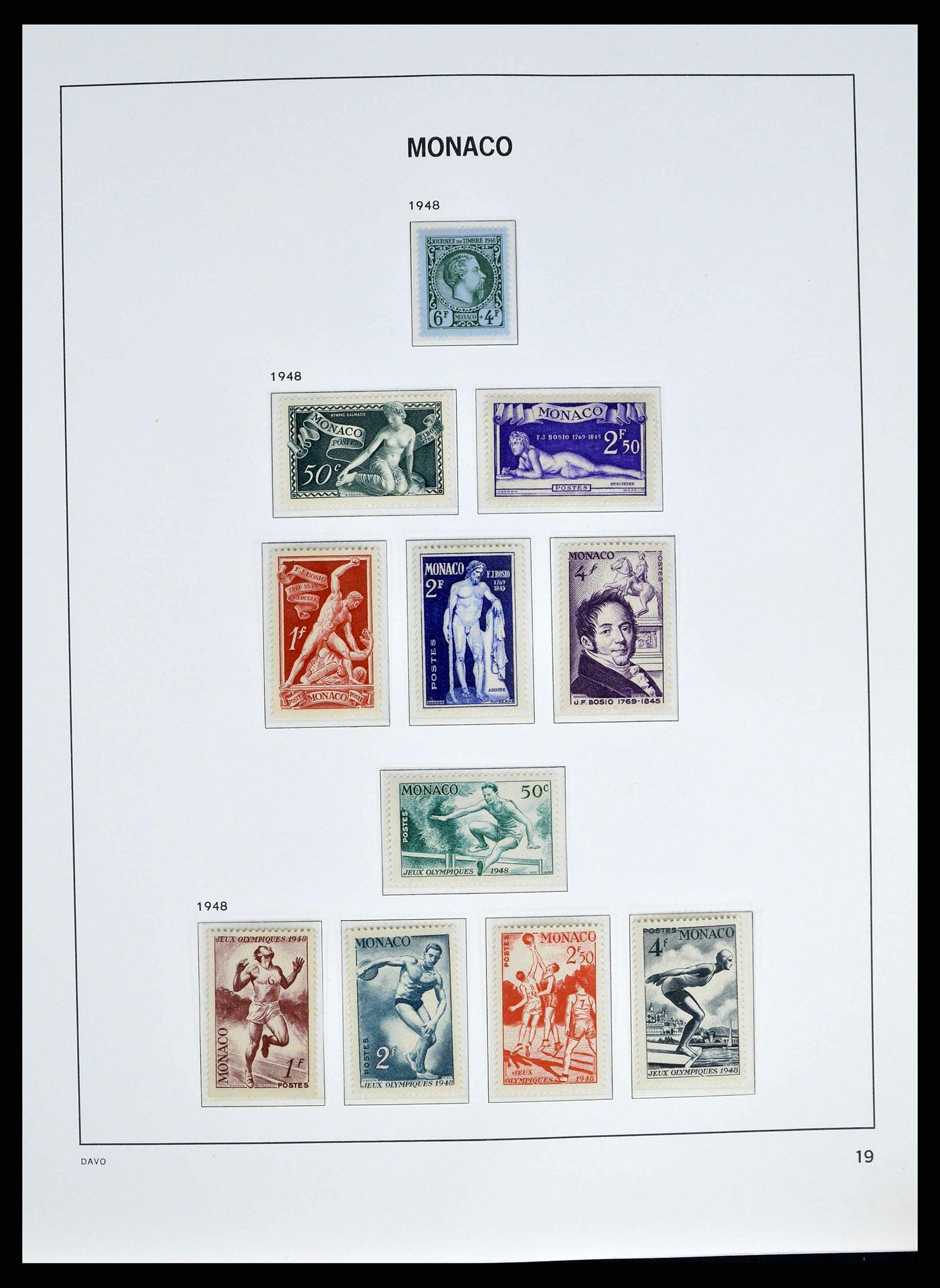 38725 0019 - Postzegelverzameling 38725 Monaco 1885-1997.