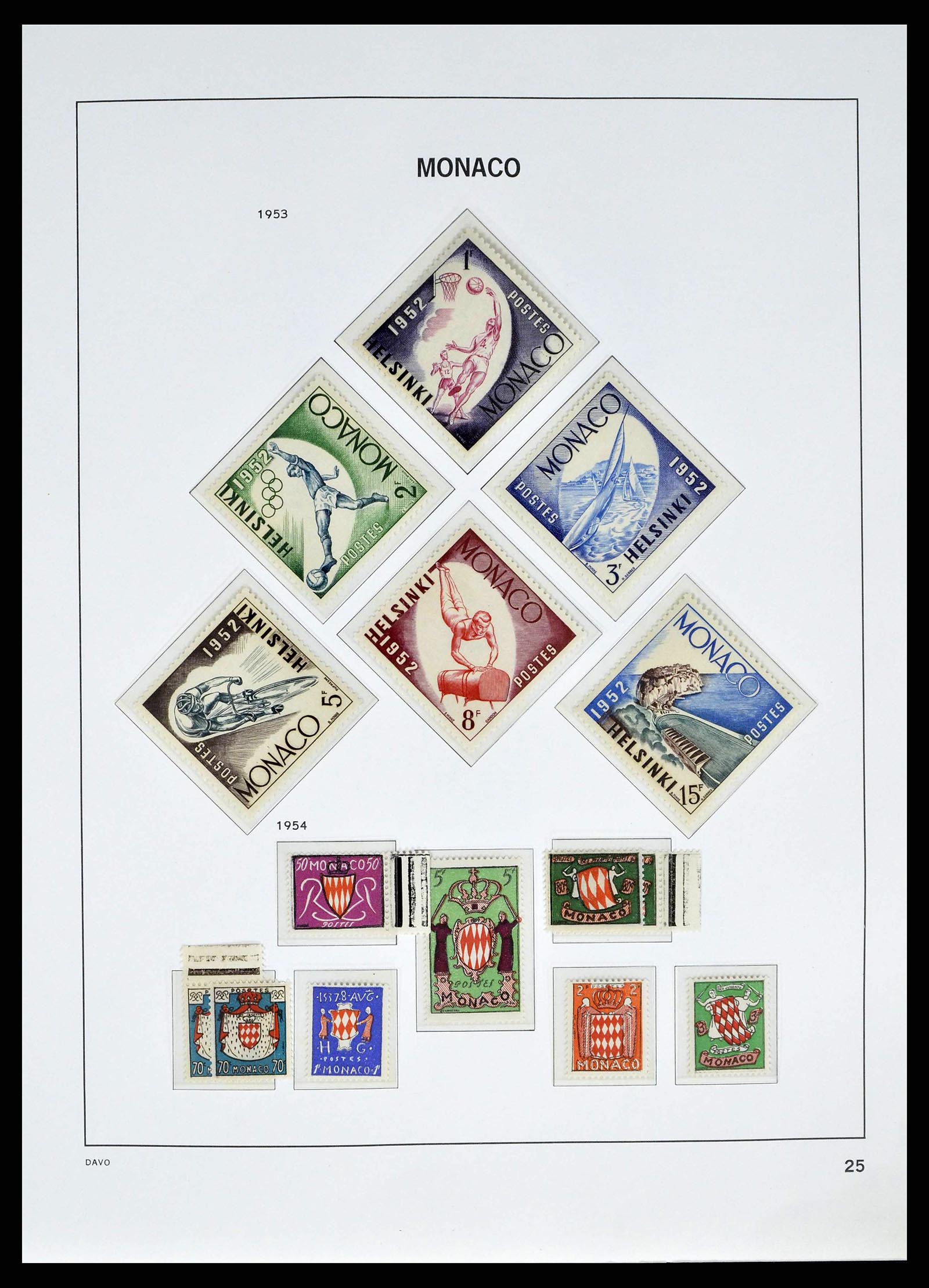 38725 0025 - Stamp collection 38725 Monaco 1885-1997.