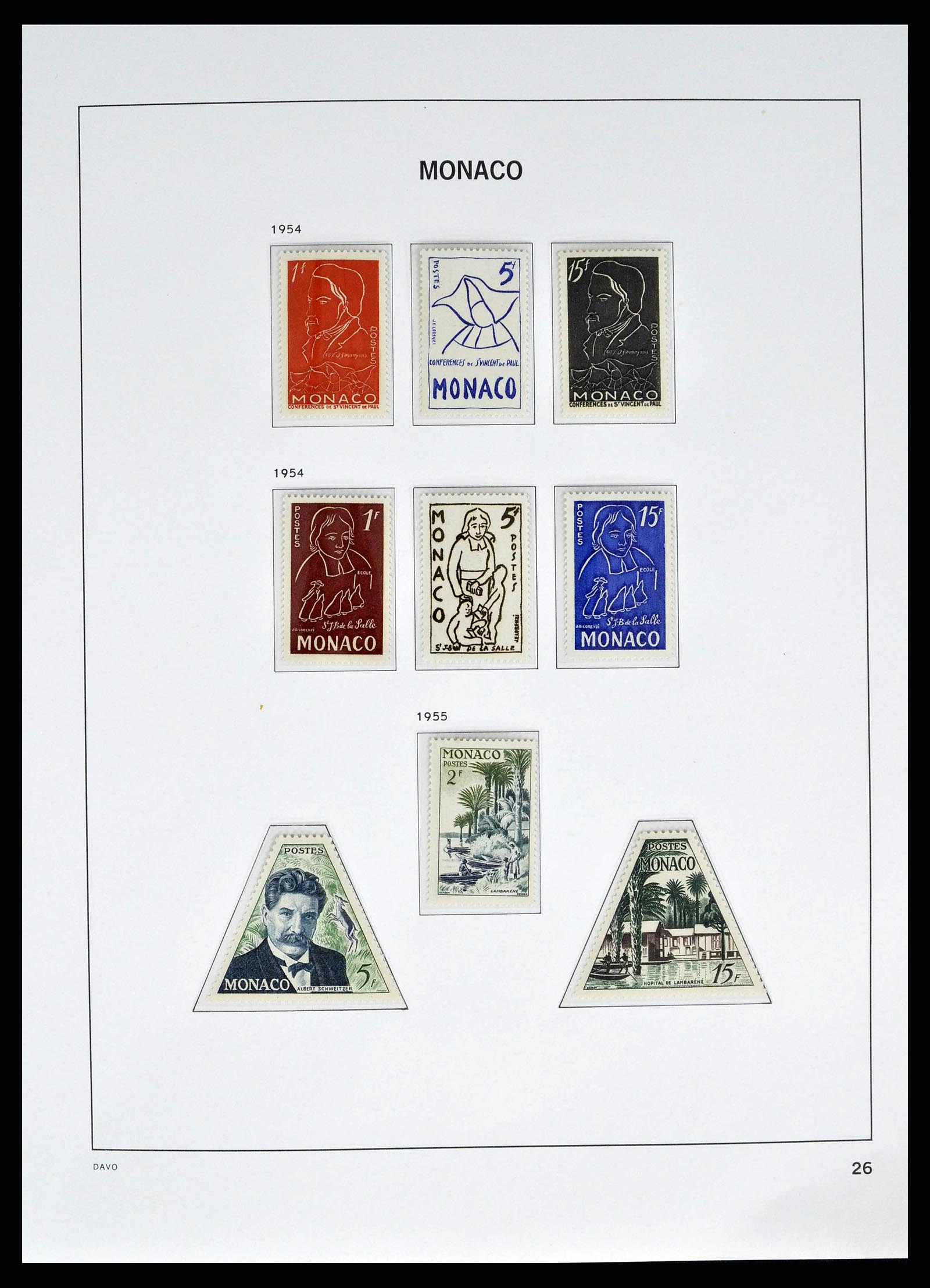 38725 0026 - Postzegelverzameling 38725 Monaco 1885-1997.