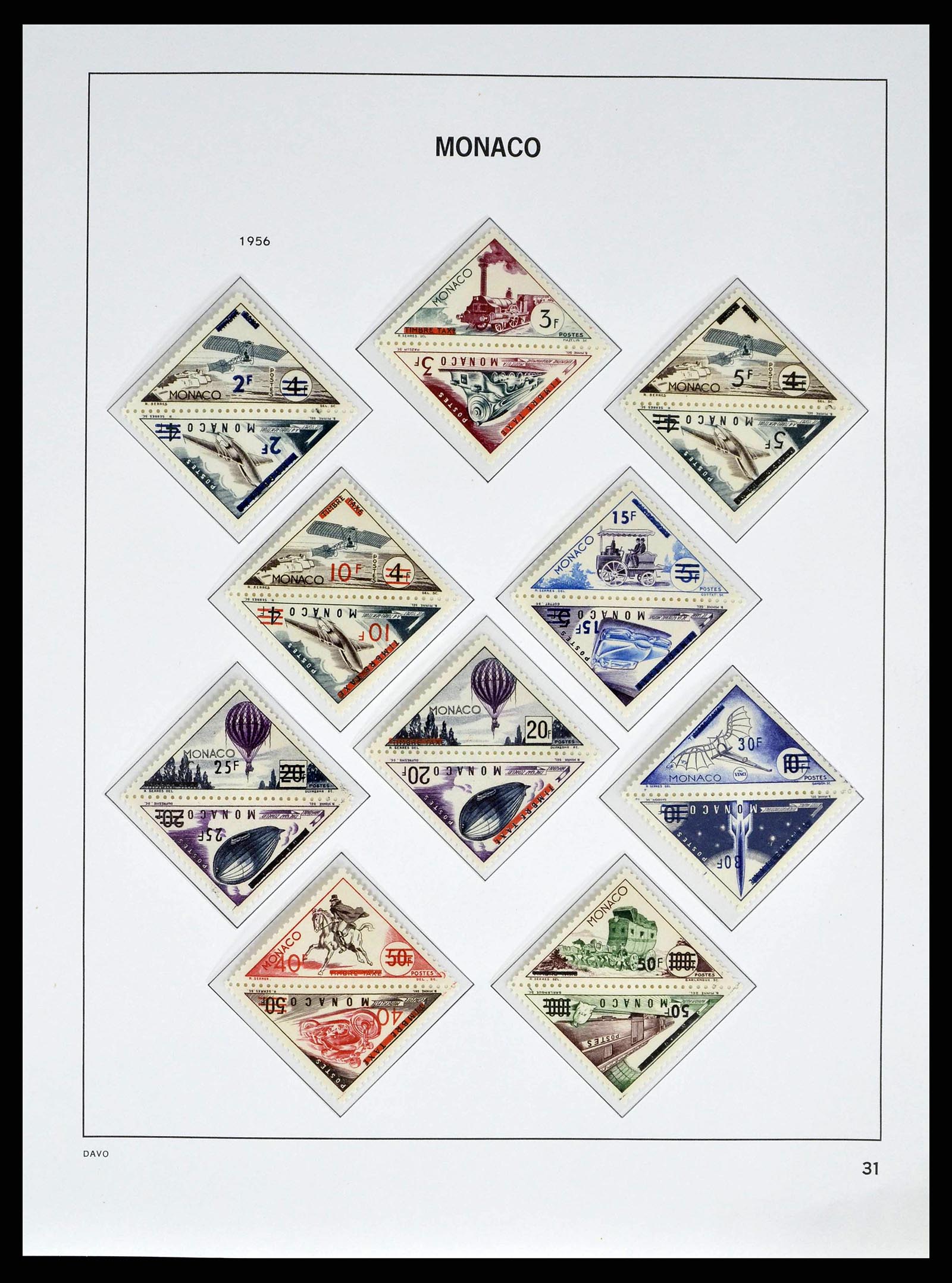 38725 0031 - Stamp collection 38725 Monaco 1885-1997.