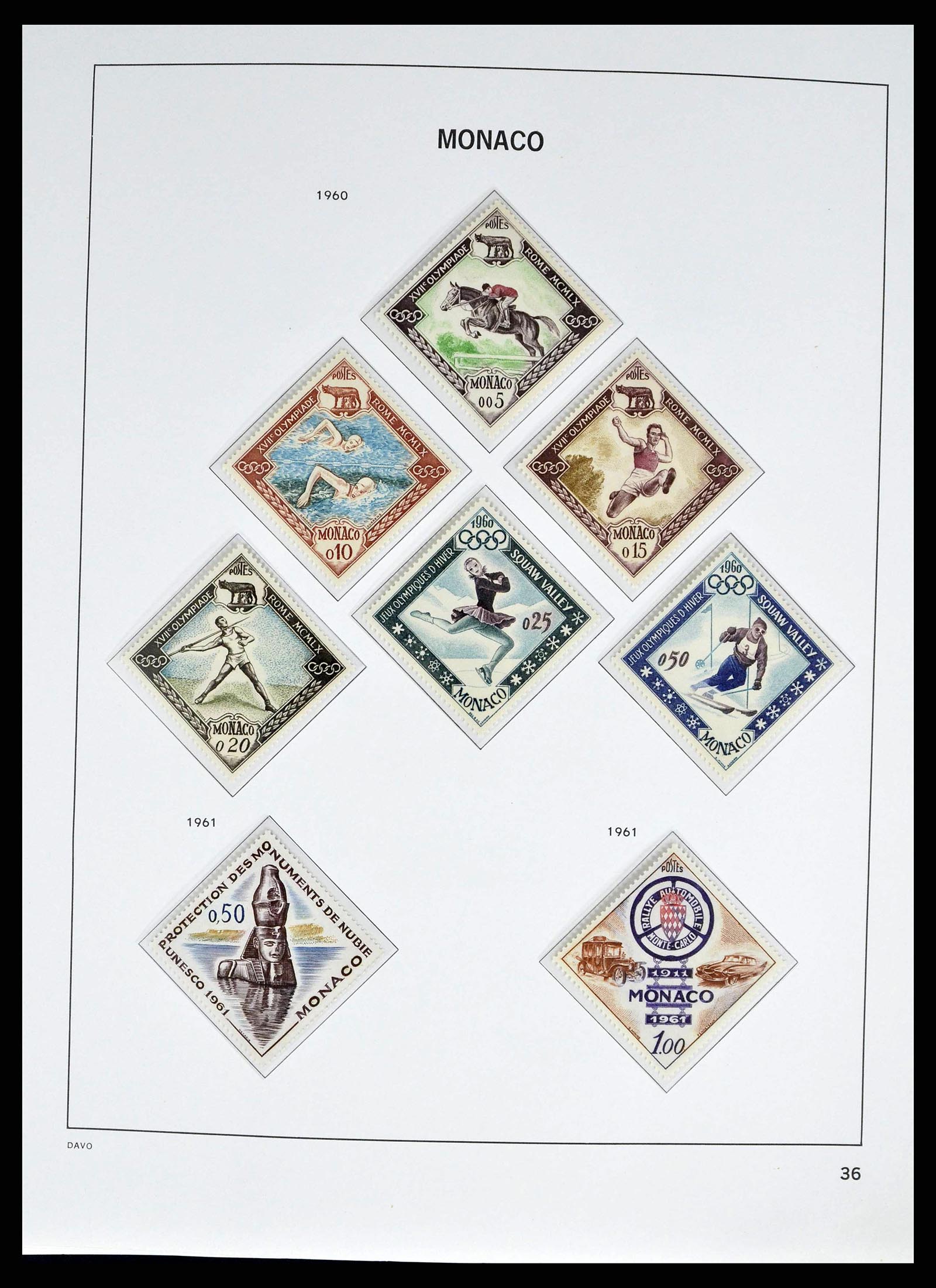38725 0036 - Stamp collection 38725 Monaco 1885-1997.