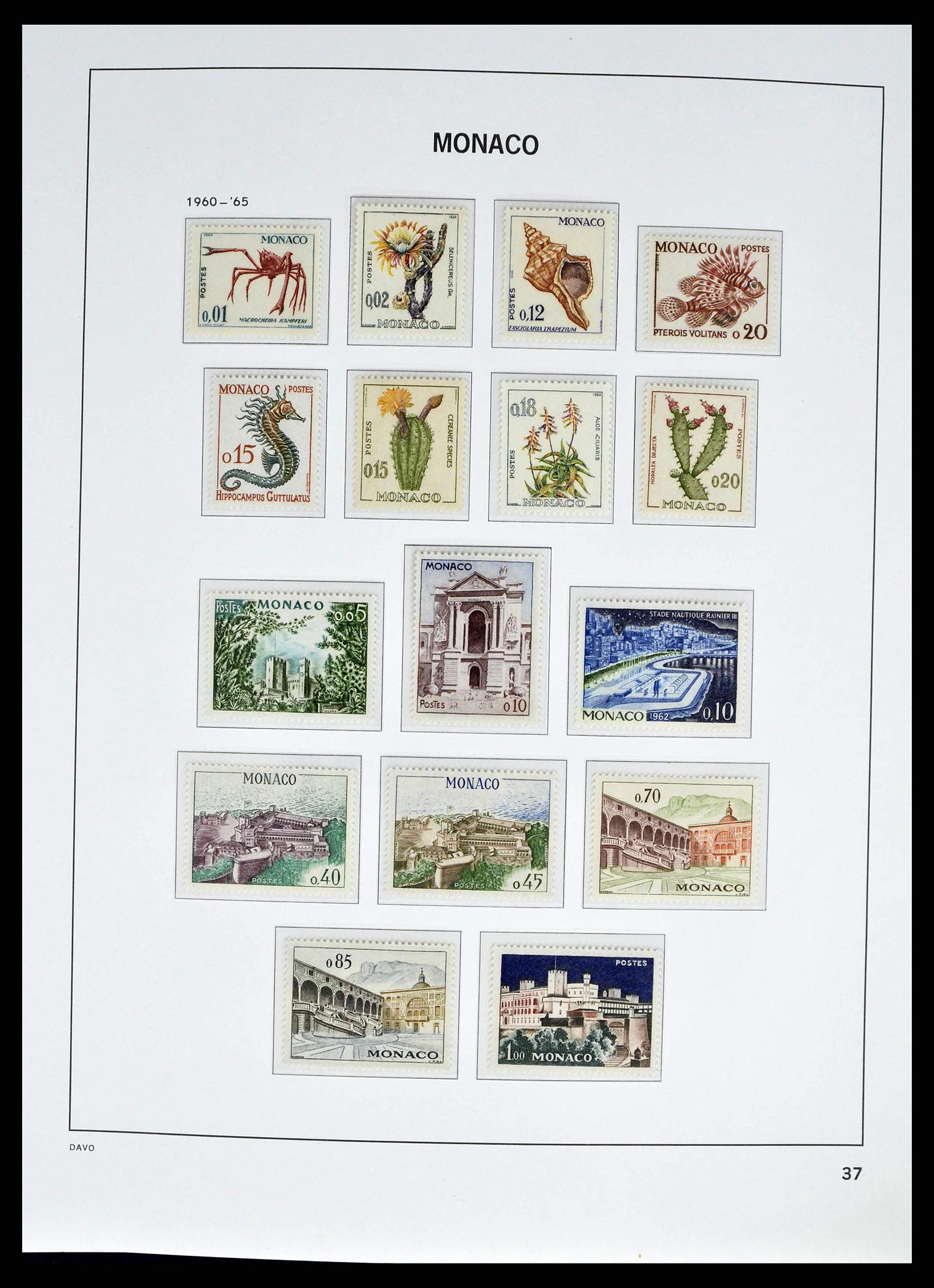 38725 0037 - Stamp collection 38725 Monaco 1885-1997.