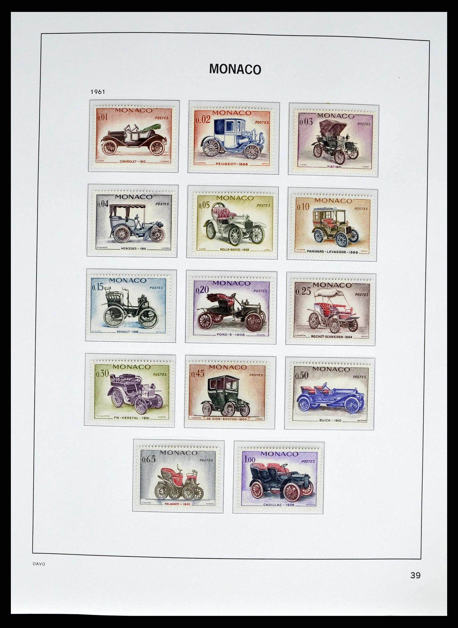 38725 0039 - Stamp collection 38725 Monaco 1885-1997.