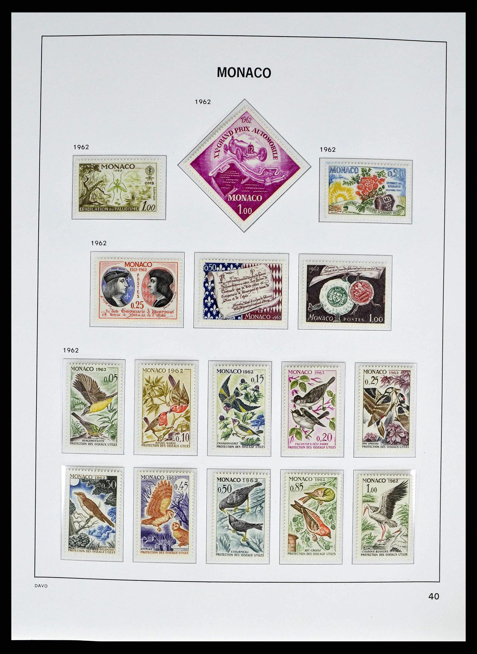 38725 0040 - Stamp collection 38725 Monaco 1885-1997.