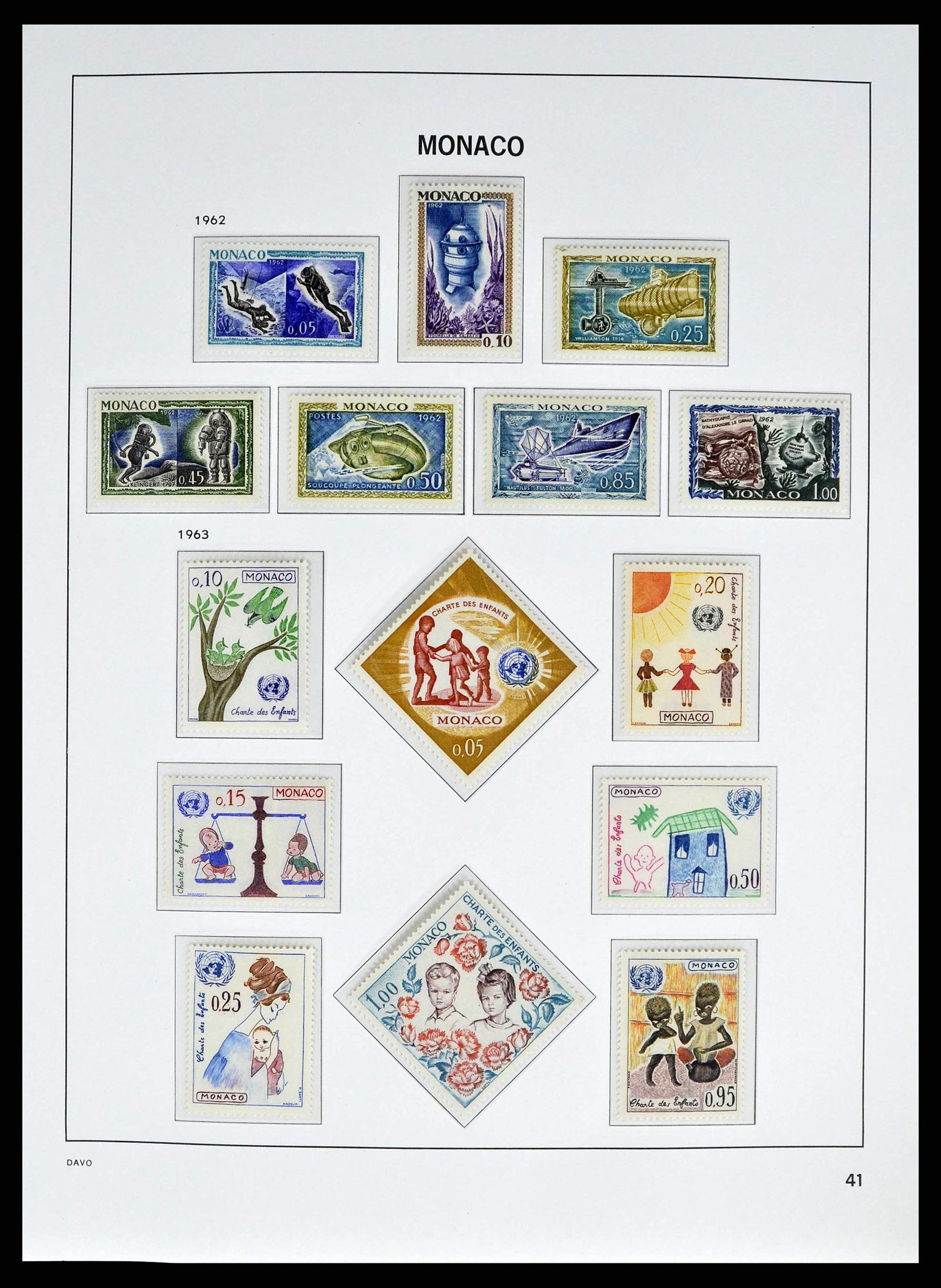 38725 0041 - Stamp collection 38725 Monaco 1885-1997.