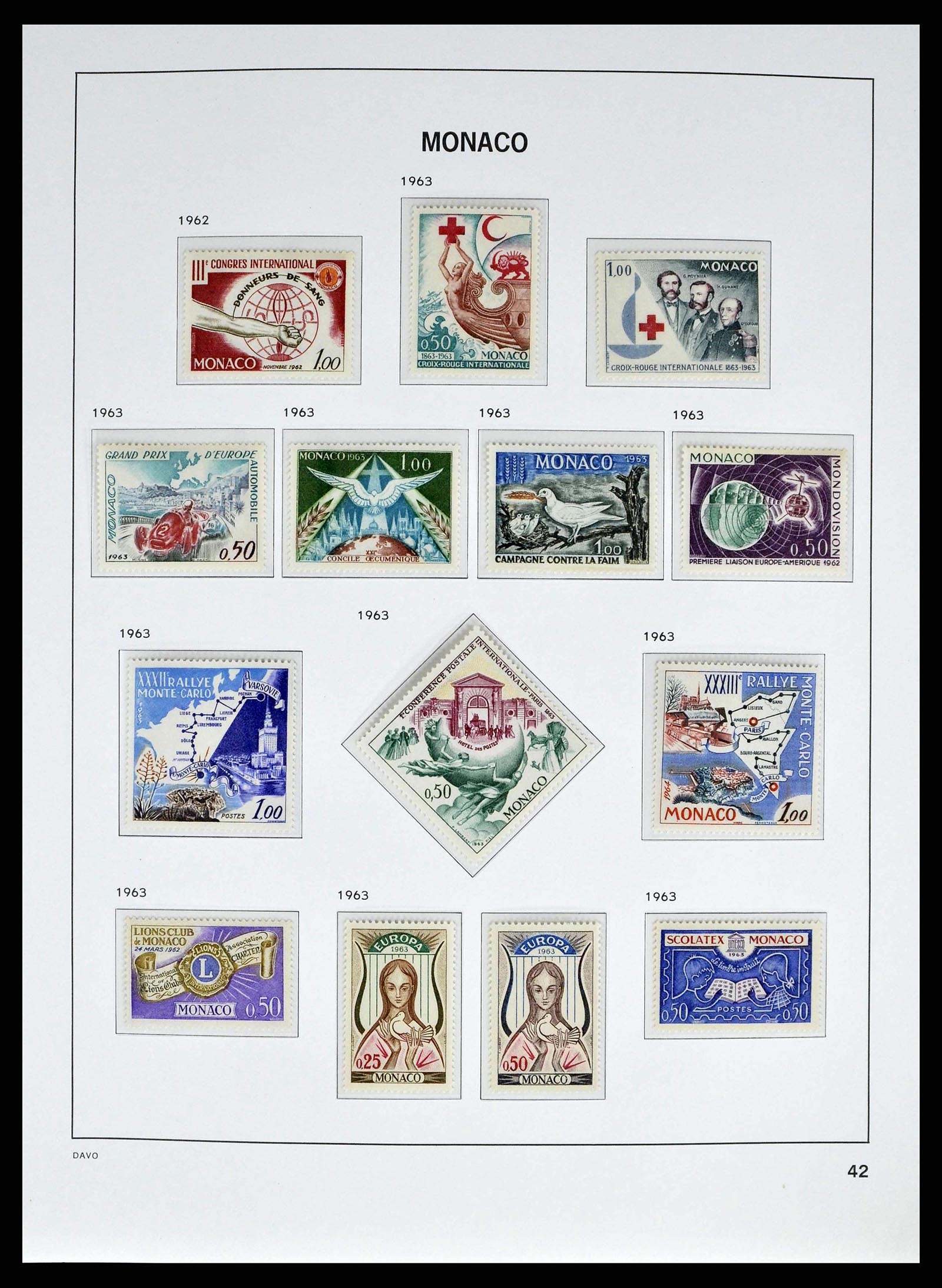 38725 0042 - Stamp collection 38725 Monaco 1885-1997.
