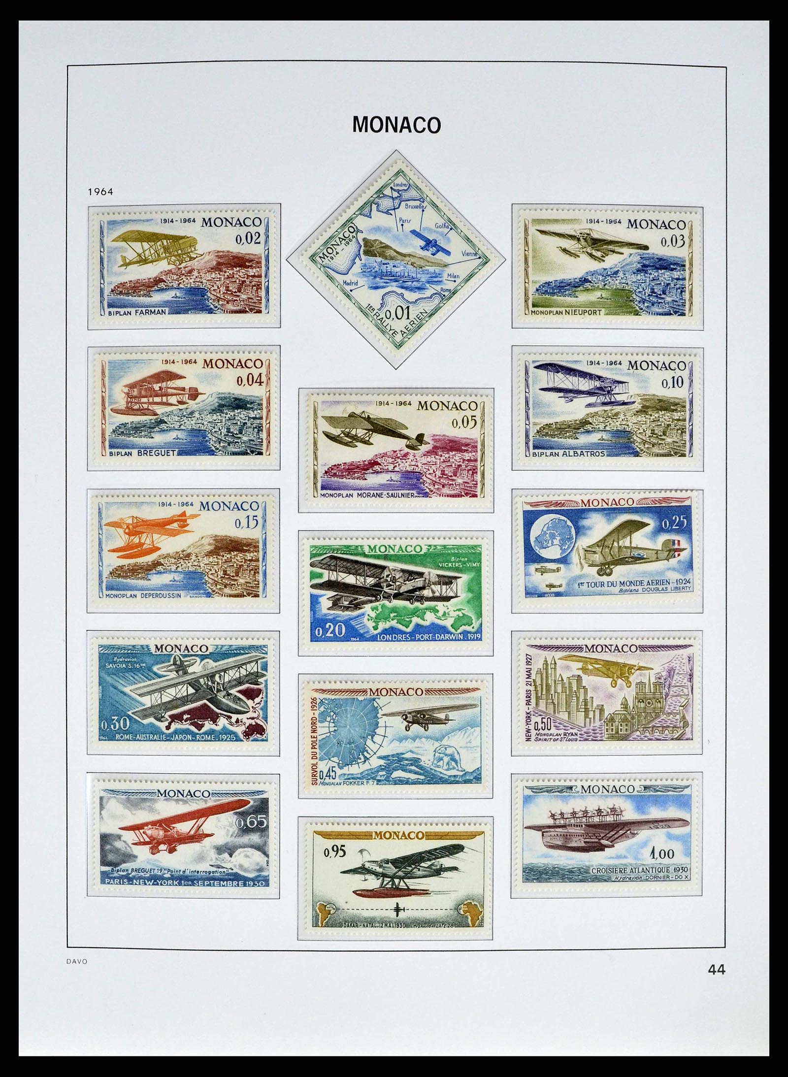 38725 0044 - Stamp collection 38725 Monaco 1885-1997.