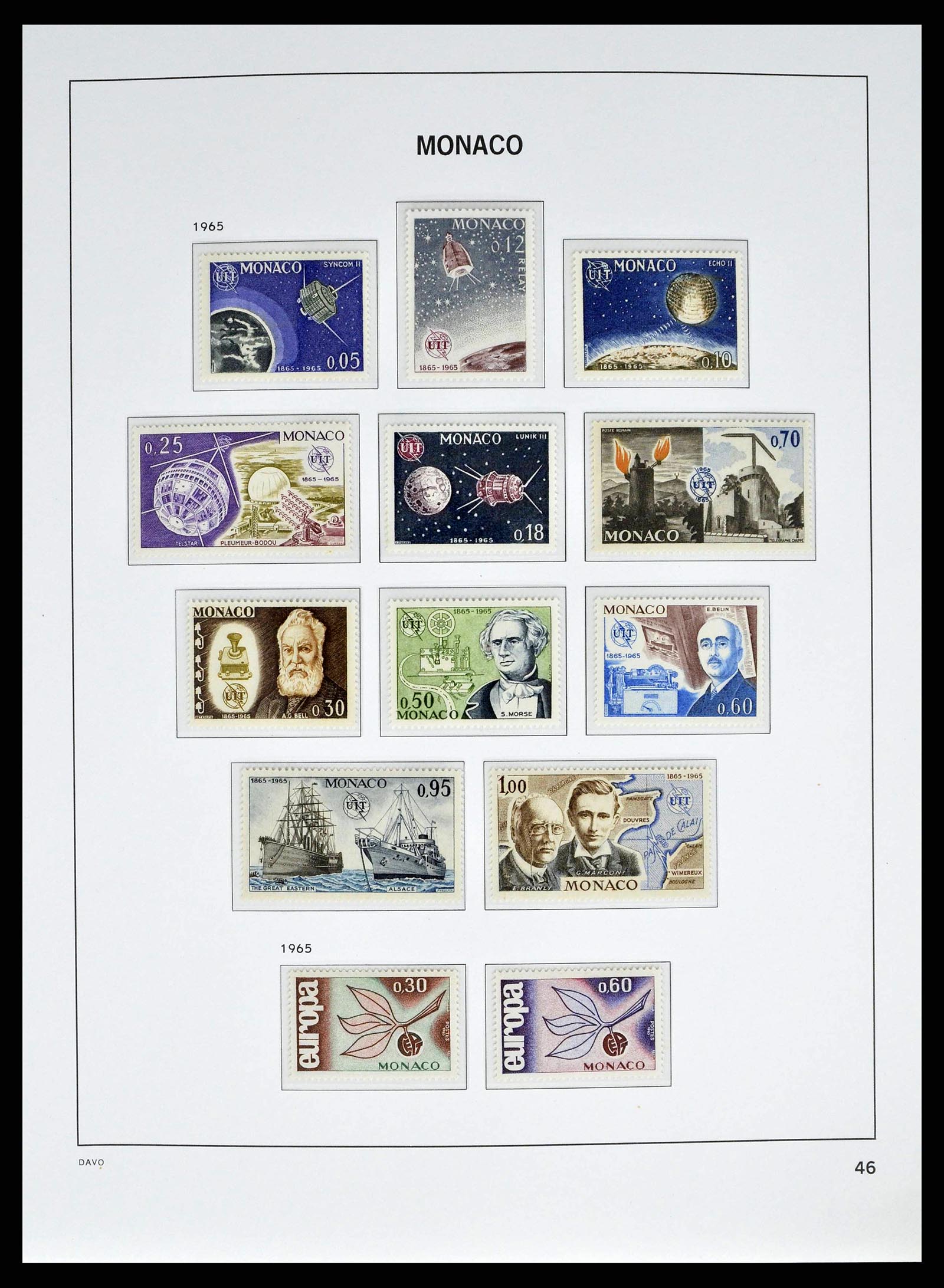 38725 0046 - Stamp collection 38725 Monaco 1885-1997.