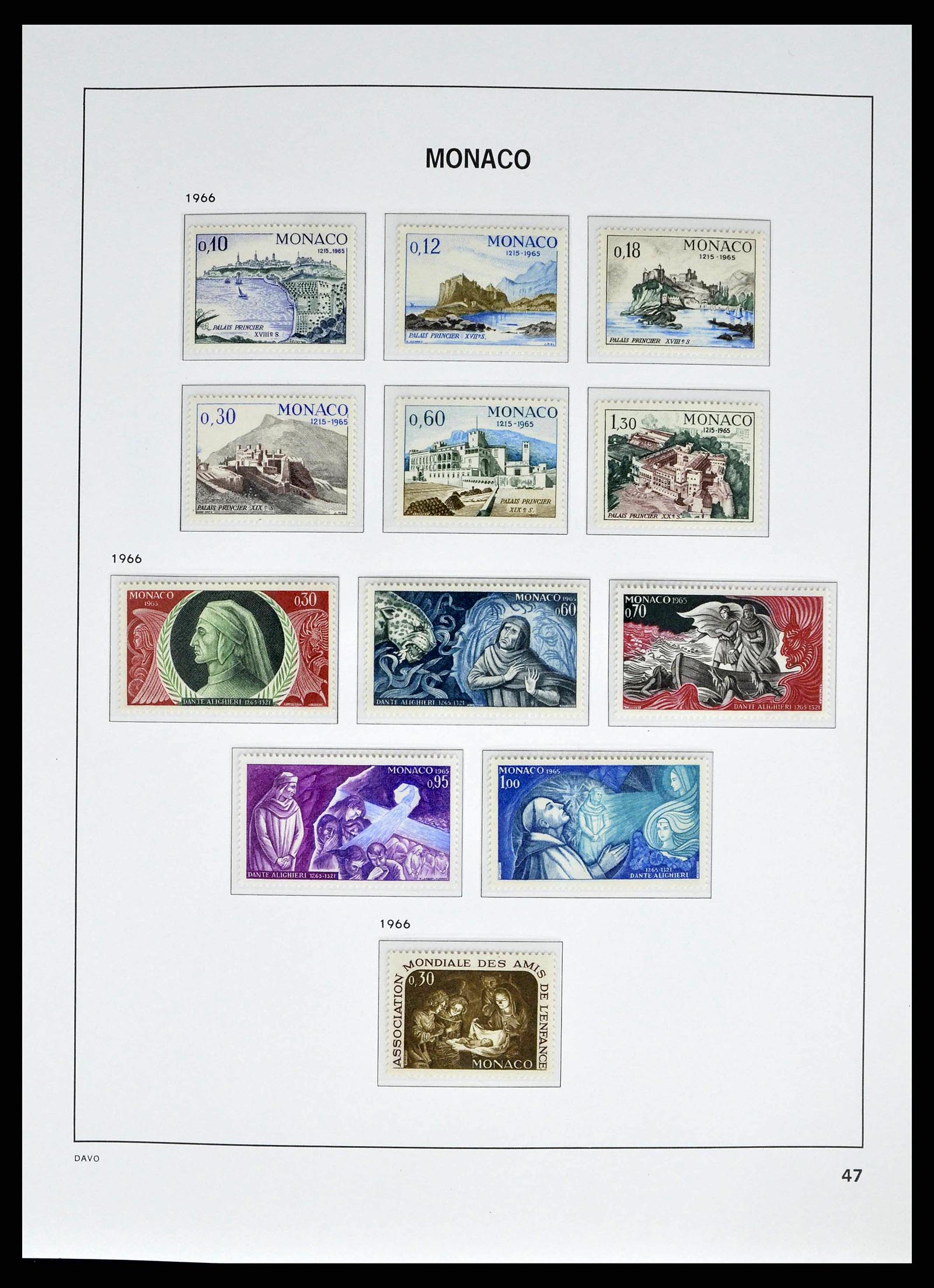 38725 0047 - Stamp collection 38725 Monaco 1885-1997.