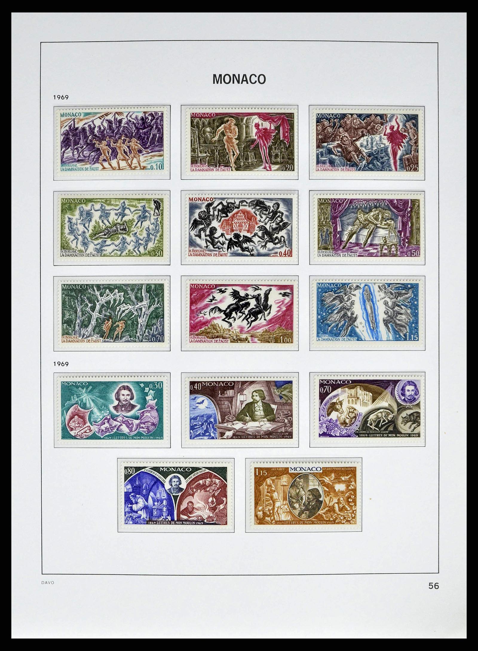 38725 0056 - Stamp collection 38725 Monaco 1885-1997.