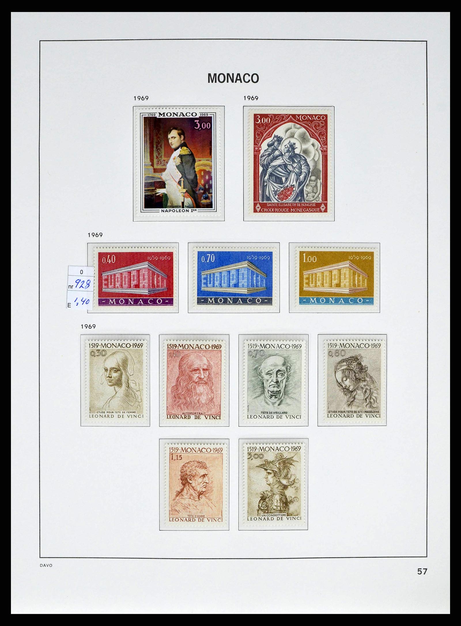 38725 0057 - Stamp collection 38725 Monaco 1885-1997.