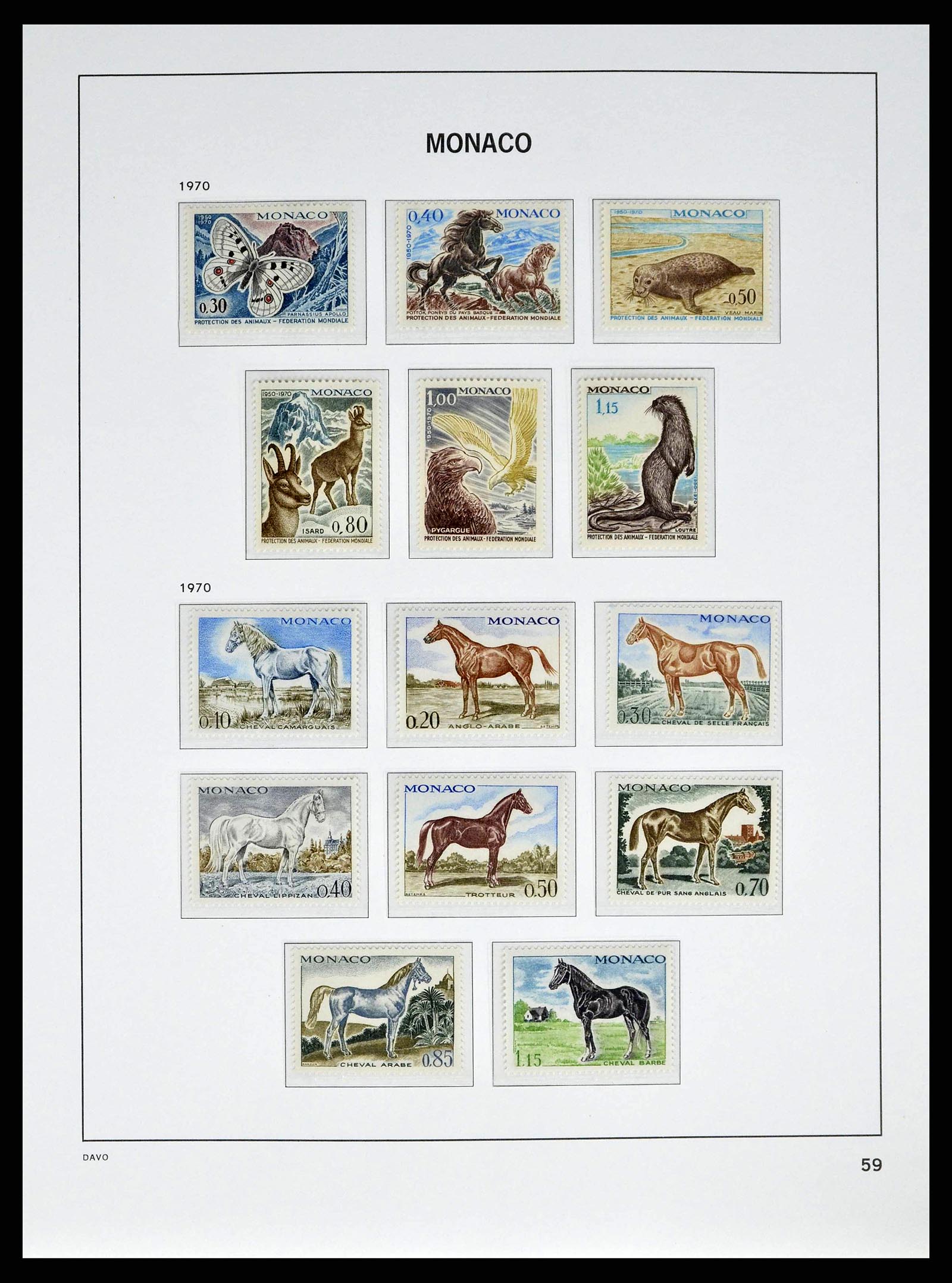 38725 0059 - Stamp collection 38725 Monaco 1885-1997.