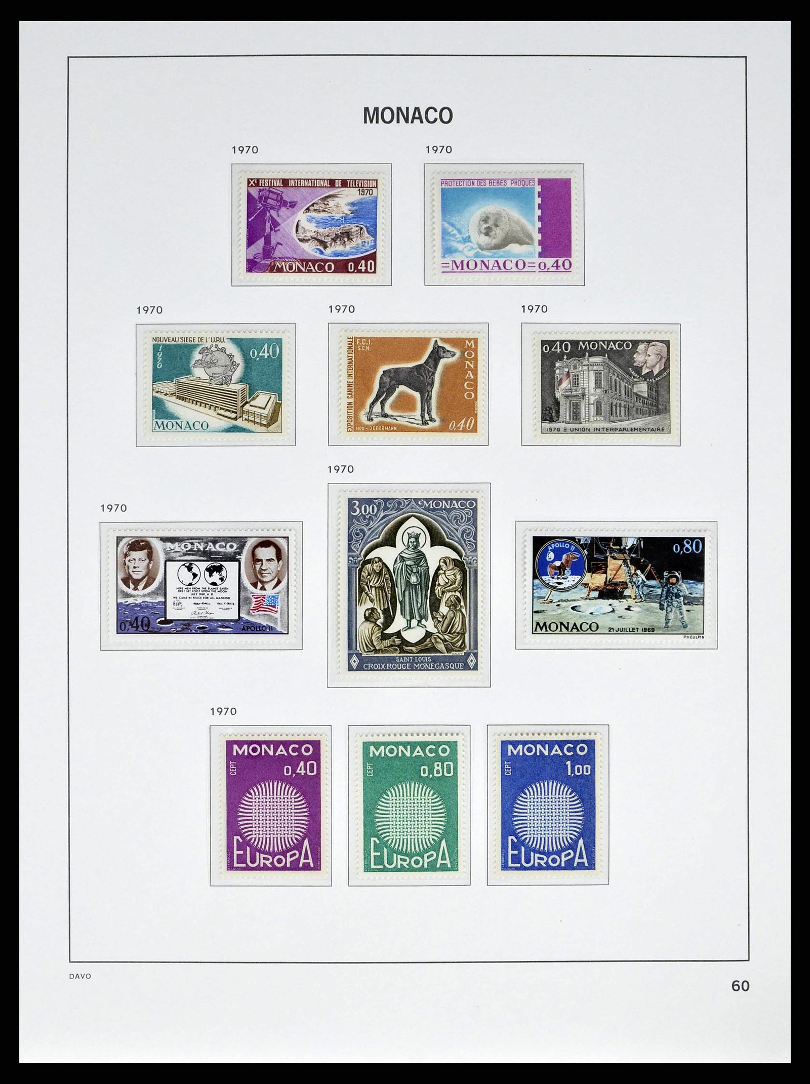 38725 0060 - Stamp collection 38725 Monaco 1885-1997.