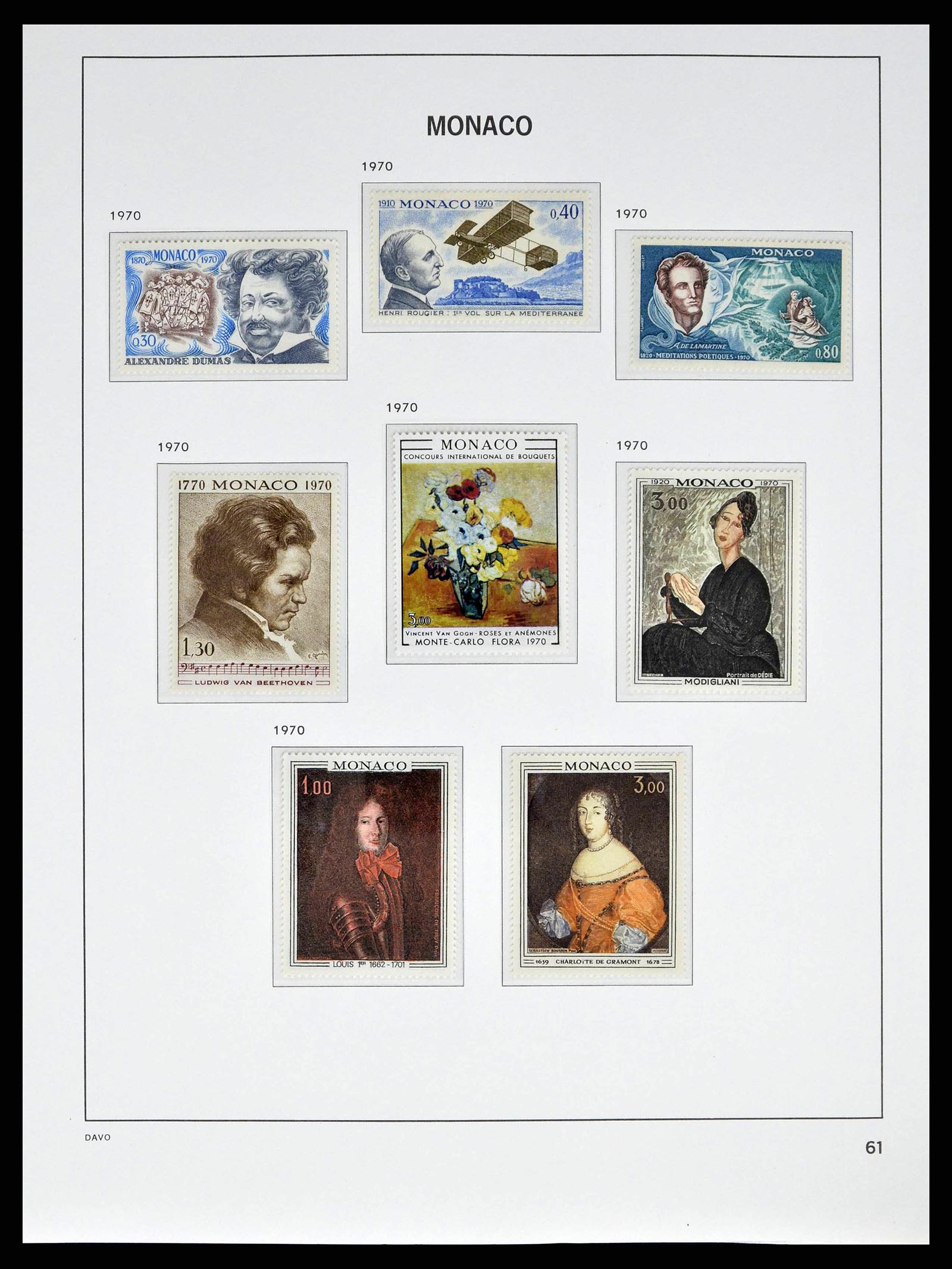 38725 0061 - Stamp collection 38725 Monaco 1885-1997.