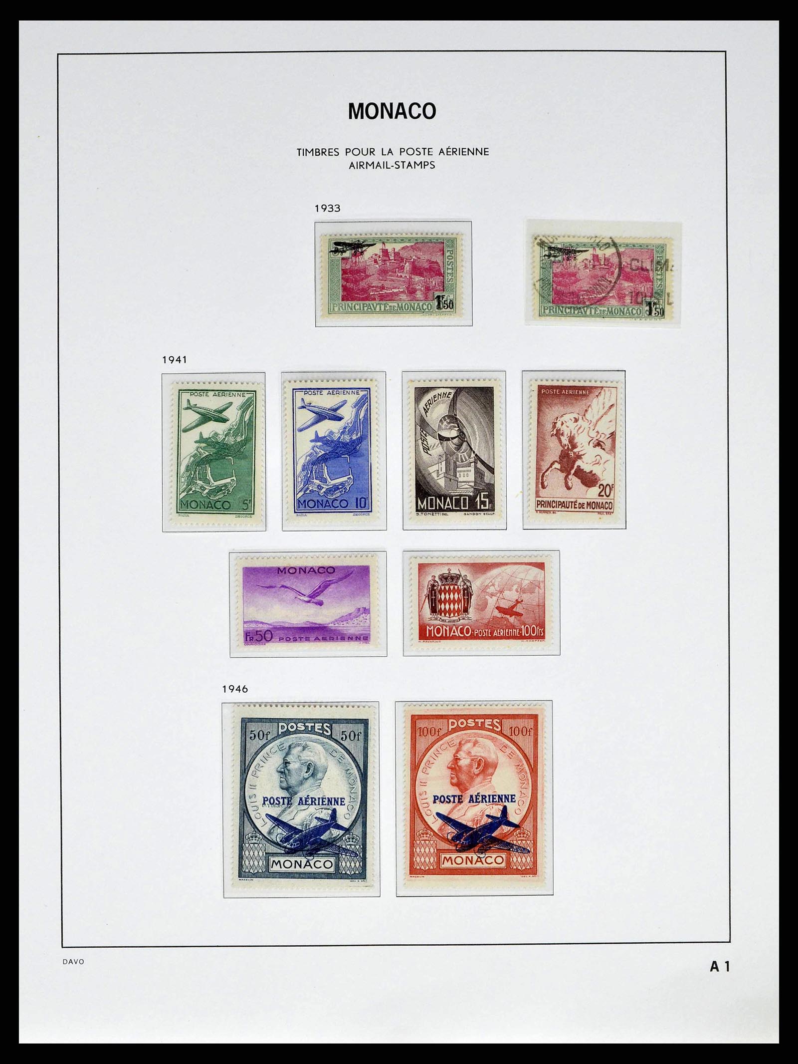 38725 0062 - Stamp collection 38725 Monaco 1885-1997.