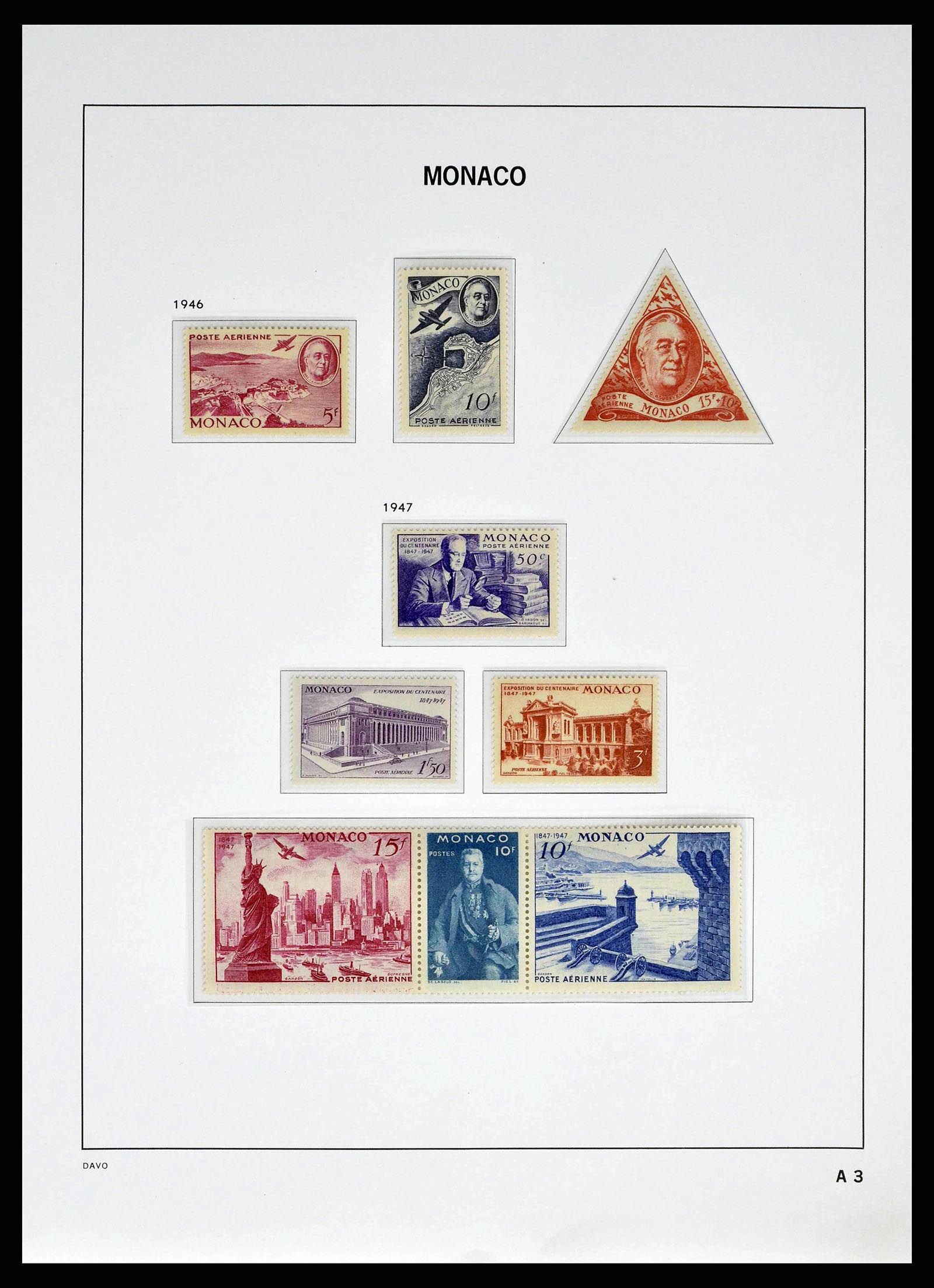 38725 0064 - Stamp collection 38725 Monaco 1885-1997.