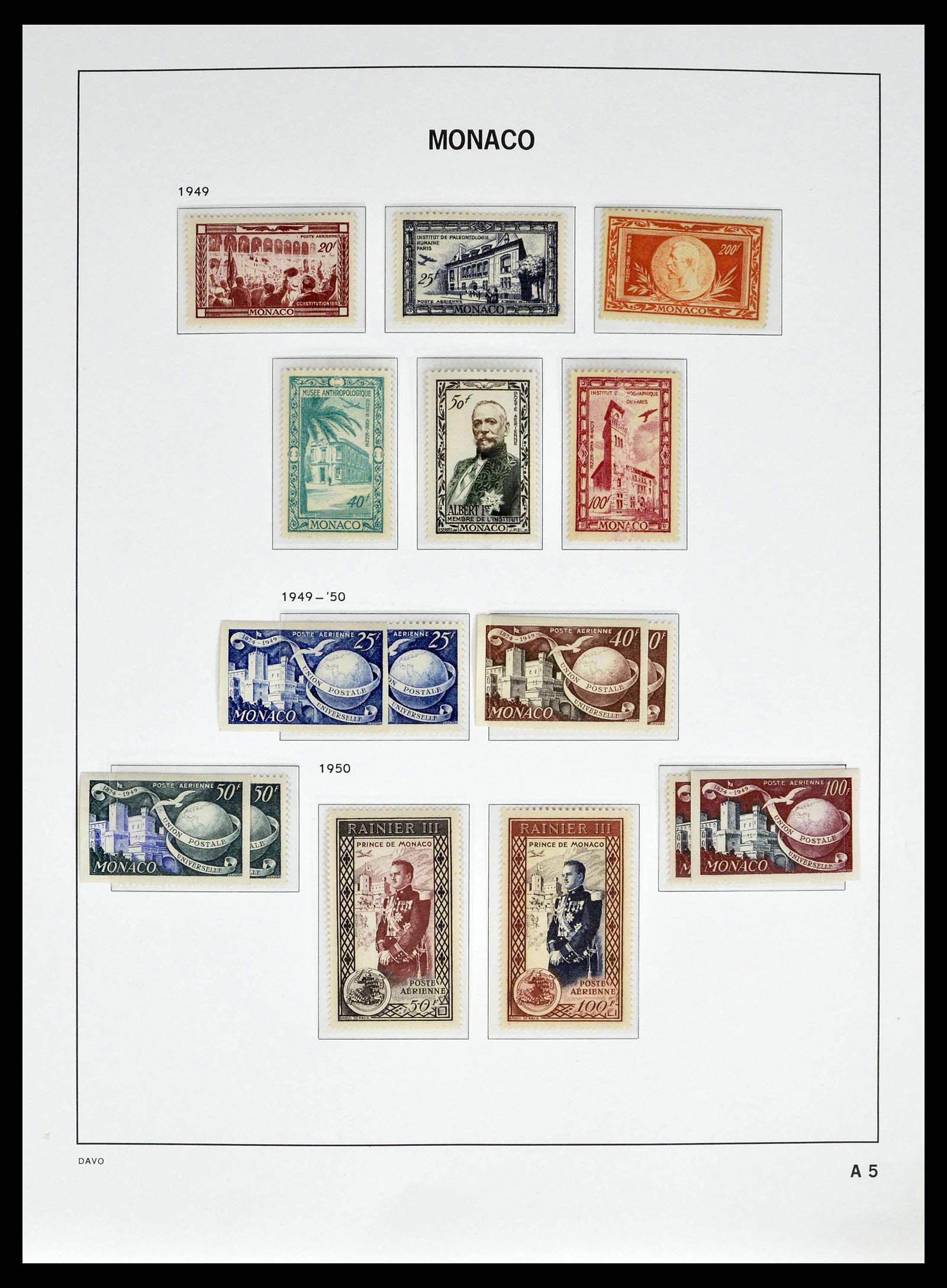 38725 0066 - Stamp collection 38725 Monaco 1885-1997.